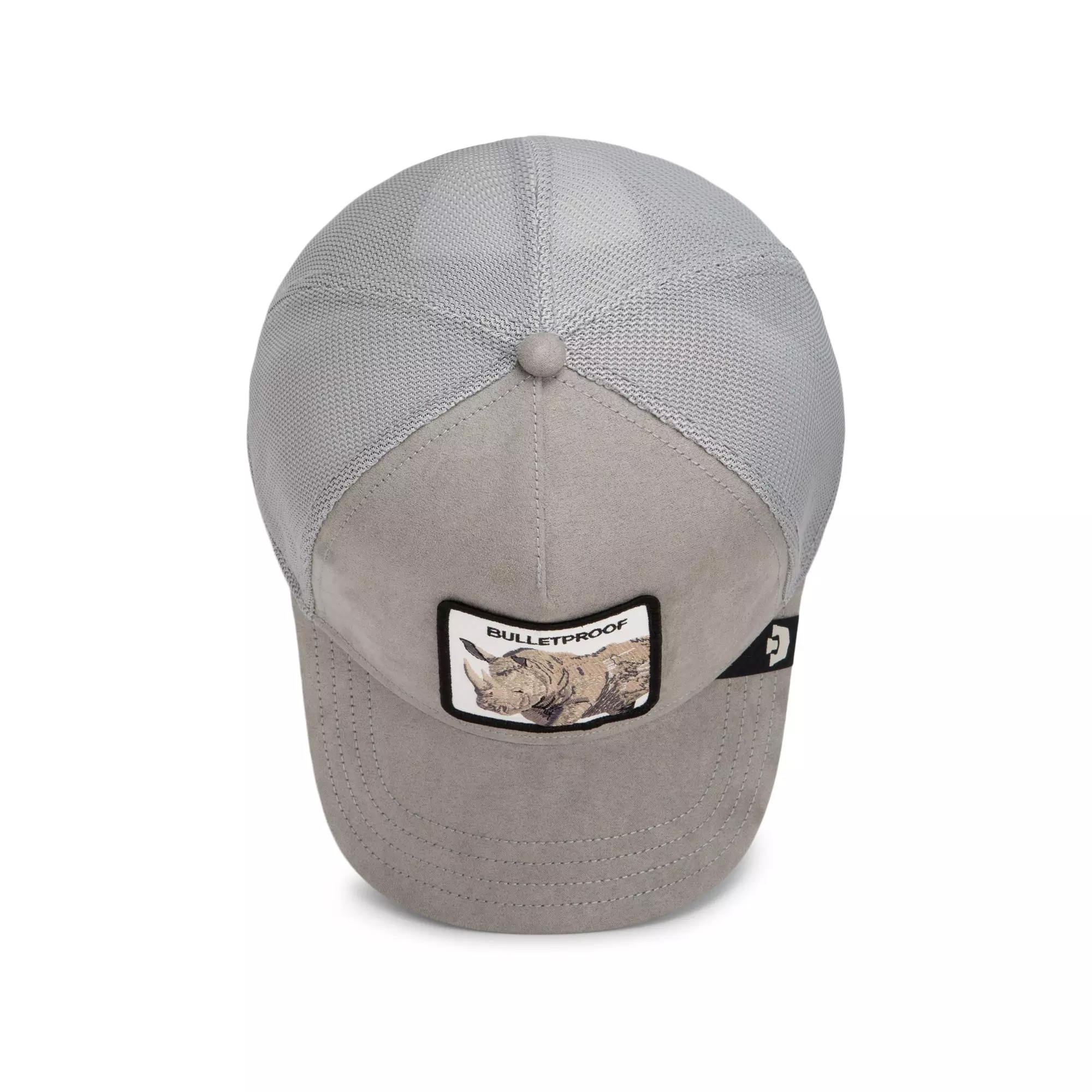 Goorin Bros Suede Rhino Trucker Hat - Grey - GREY