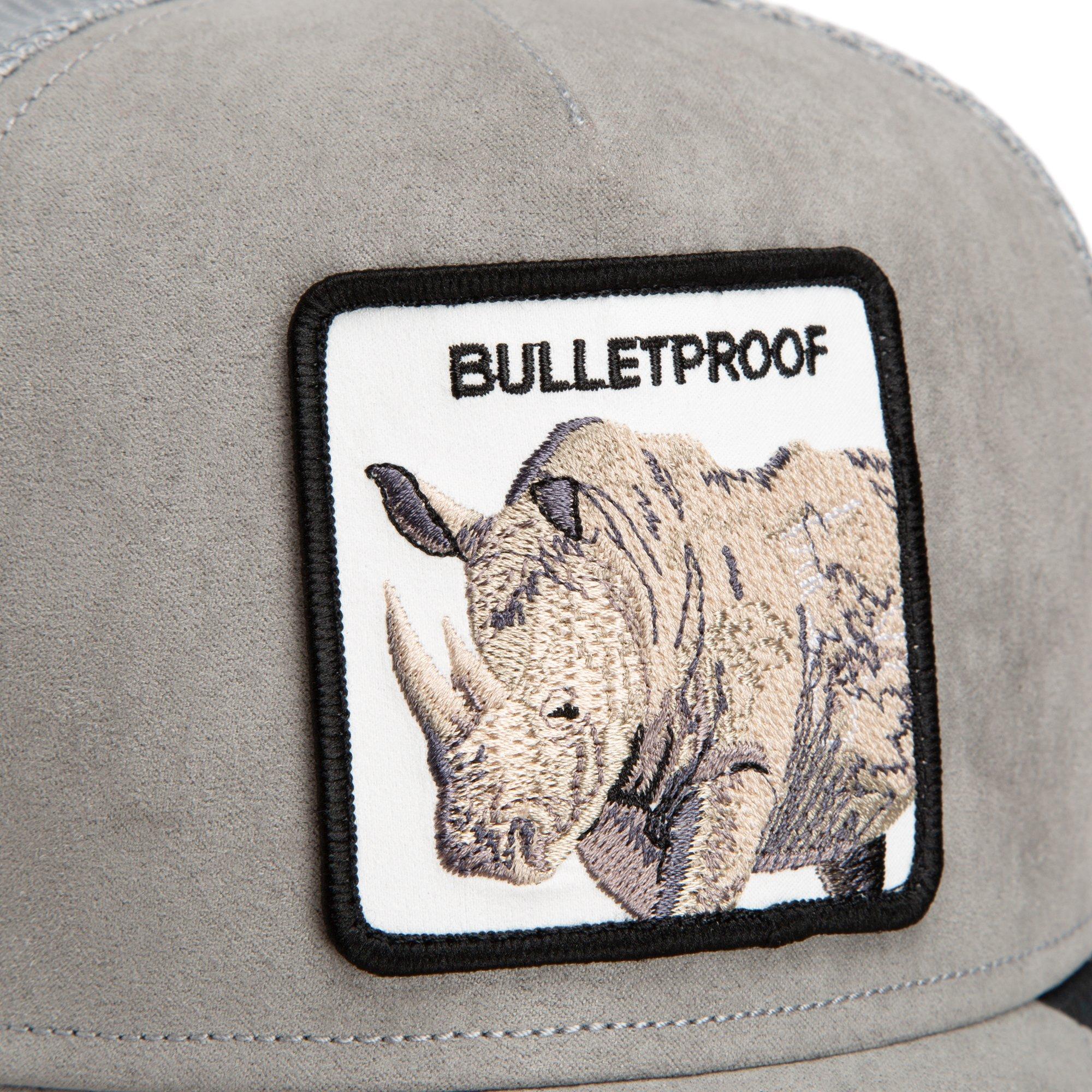 Goorin Bros Suede Rhino Trucker Hat - Grey - GREY