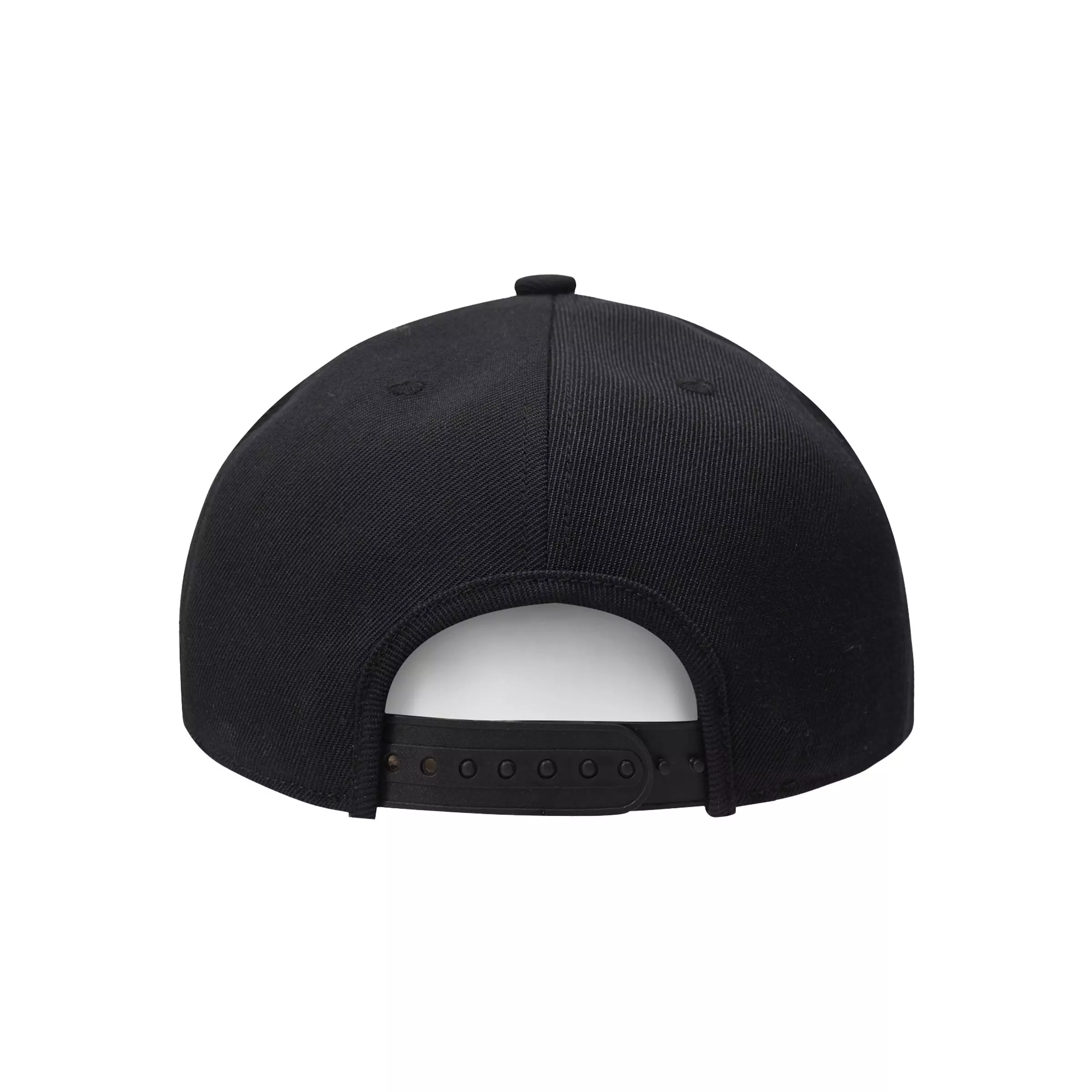 L/AB c/o Off-White Pinch Front Snapback Hat - Black - BLACK