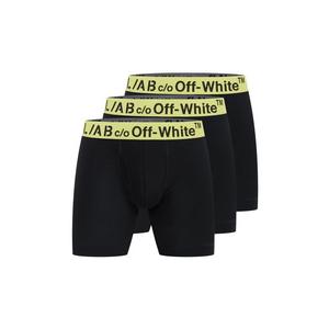 L/AB c/o Off-White Men's Boxer Briefs (3-Pack) - Black/Yellow - YELLOW/BLACK