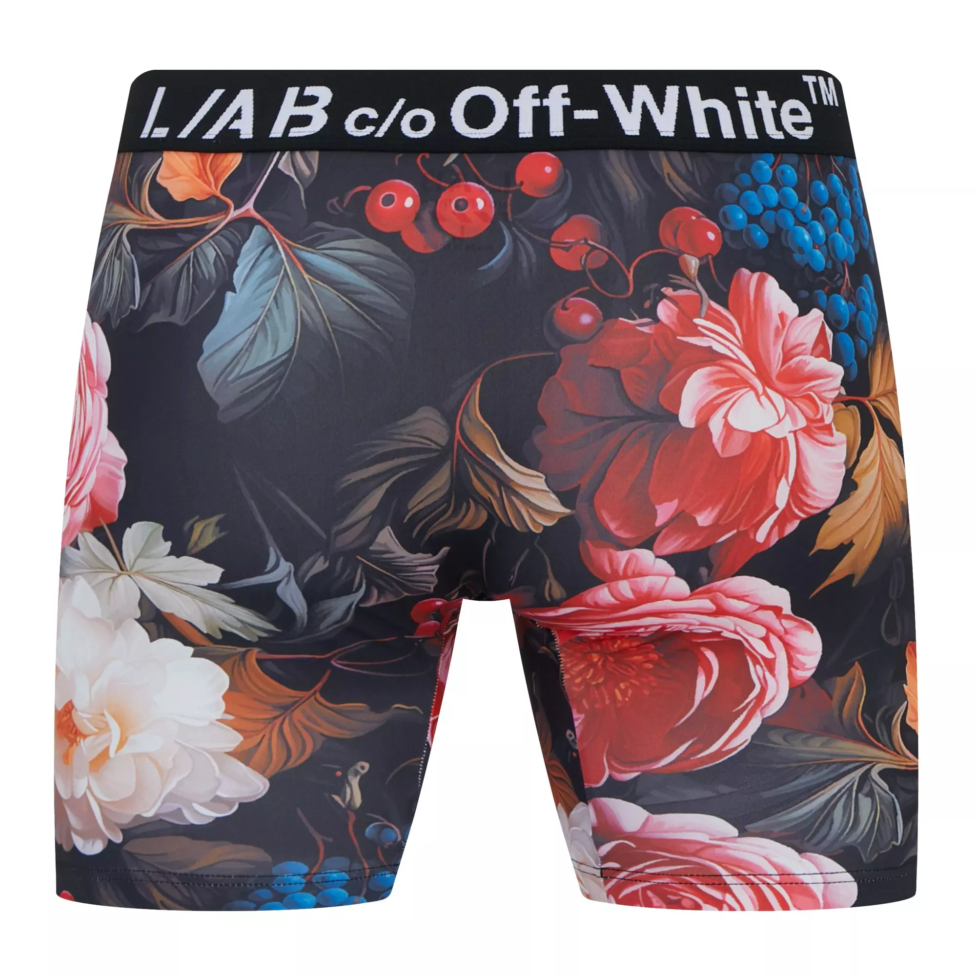 L/AB c/o Off-White Men's Floral Underwear - BLACK