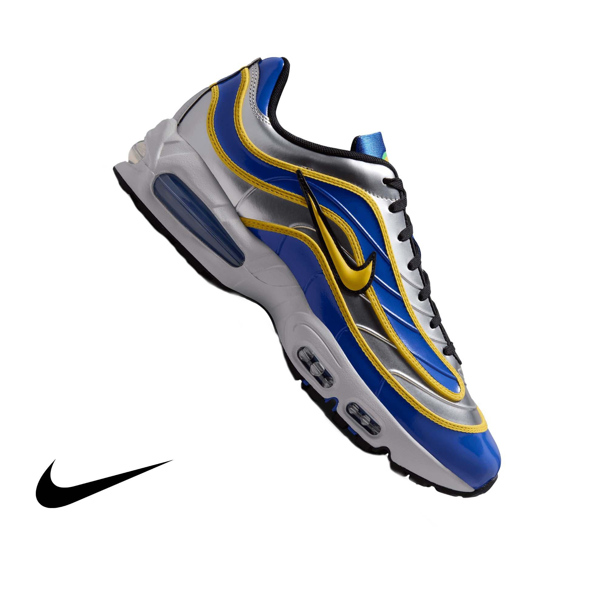 Nike Air Max Joga Bonito "R9" Men's Shoe - METALLIC SILVER/VARSITY MAIZE Thumbnail View 1