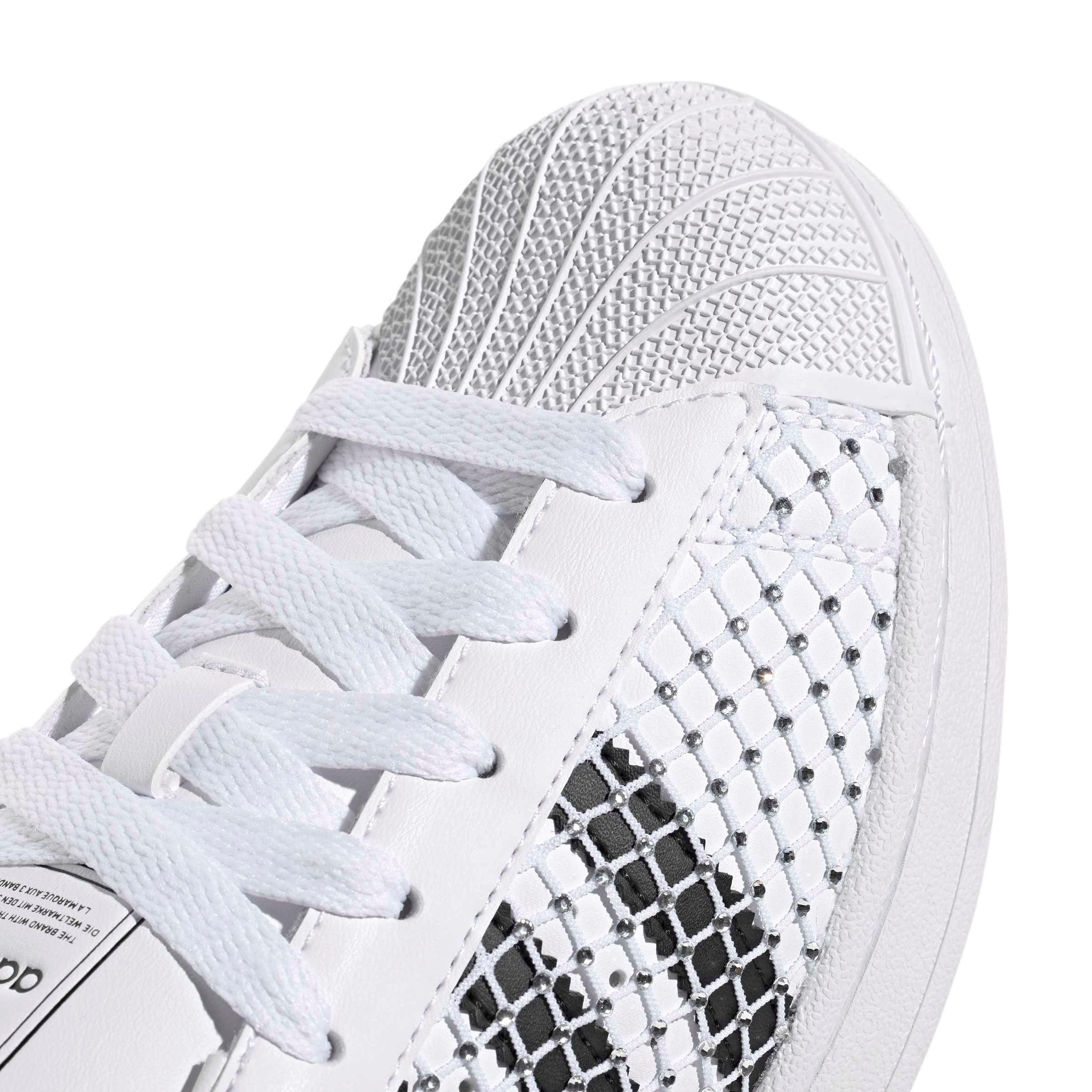 adidas Originals Superstar II "White/Core Black/Silver Metallic" Women's Shoe - WHITE/BLACK