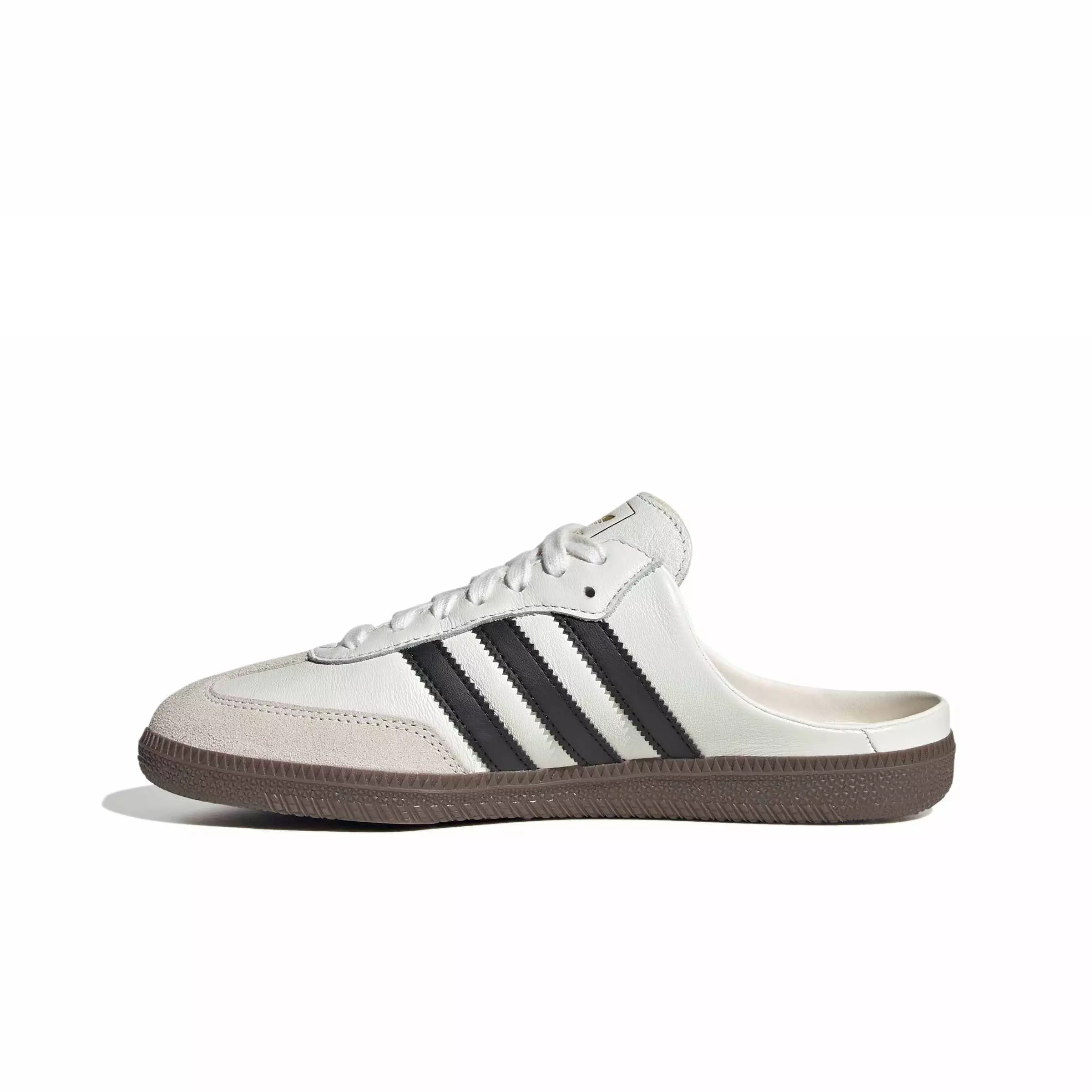 adidas Originals Samba OG "Cloud White/Core Black" Women's Mule - WHITE/BLACK