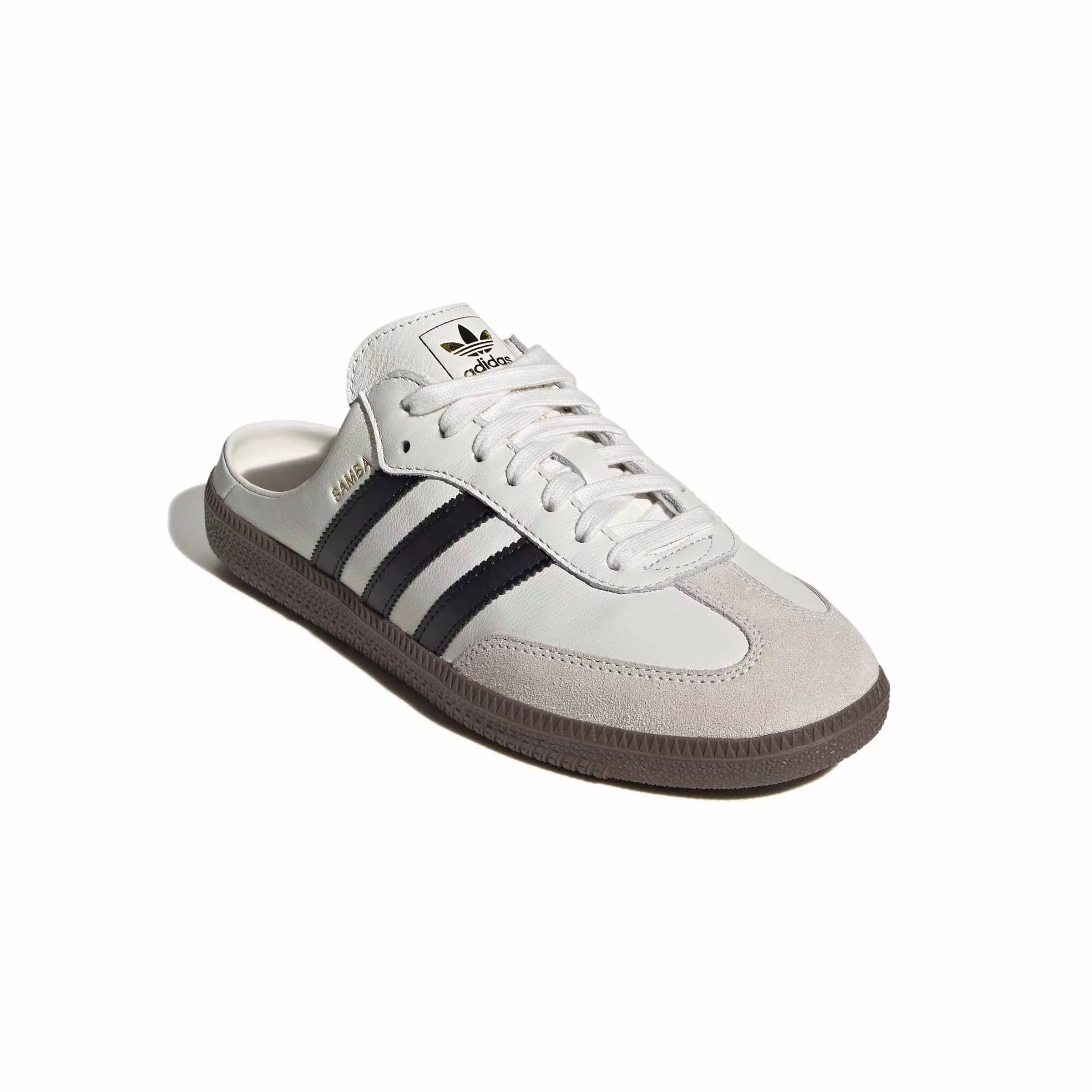 adidas Originals Samba OG "Cloud White/Core Black" Women's Mule - WHITE/BLACK