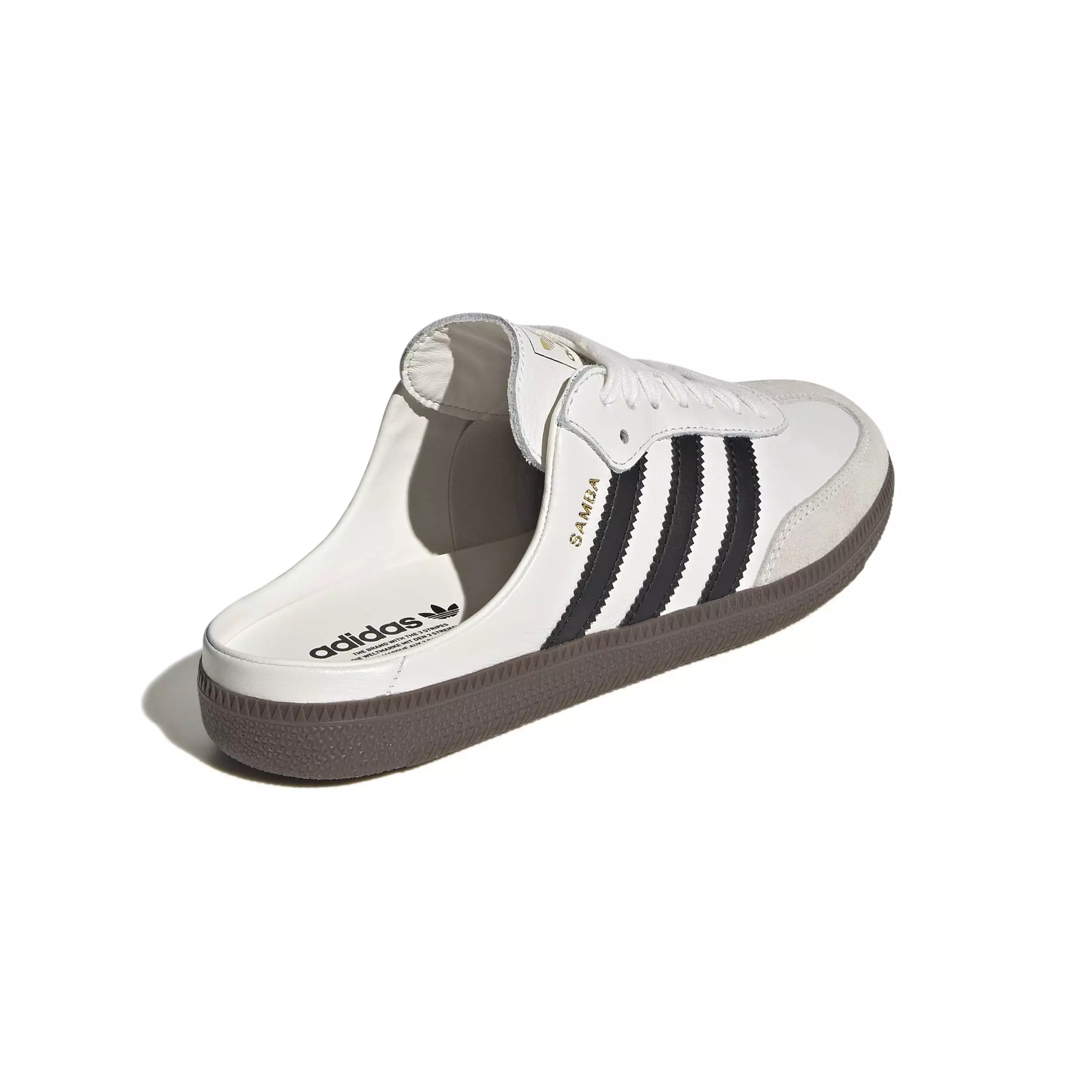 adidas Originals Samba OG "Cloud White/Core Black" Women's Mule - WHITE/BLACK