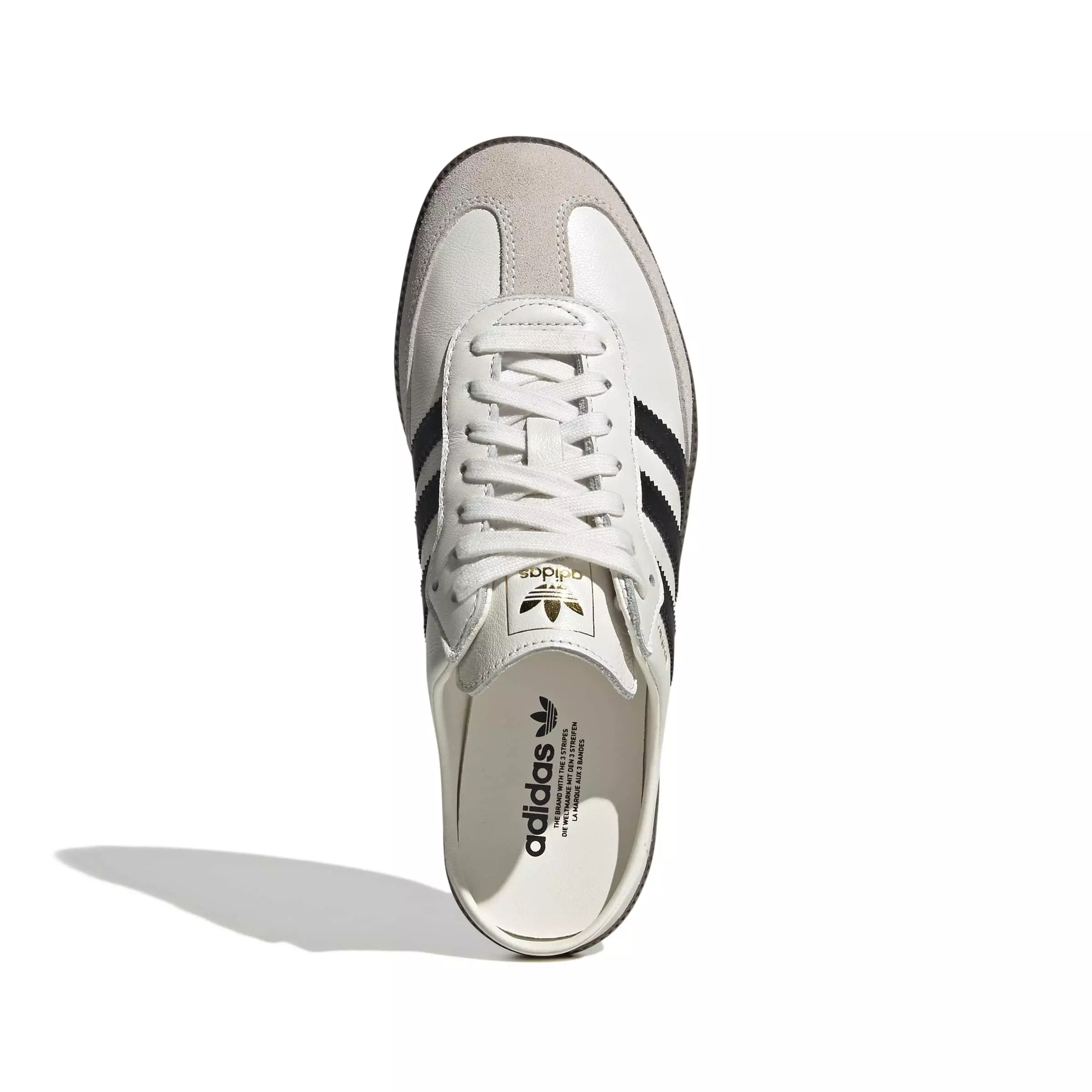 adidas Originals Samba OG "Cloud White/Core Black" Women's Mule - WHITE/BLACK