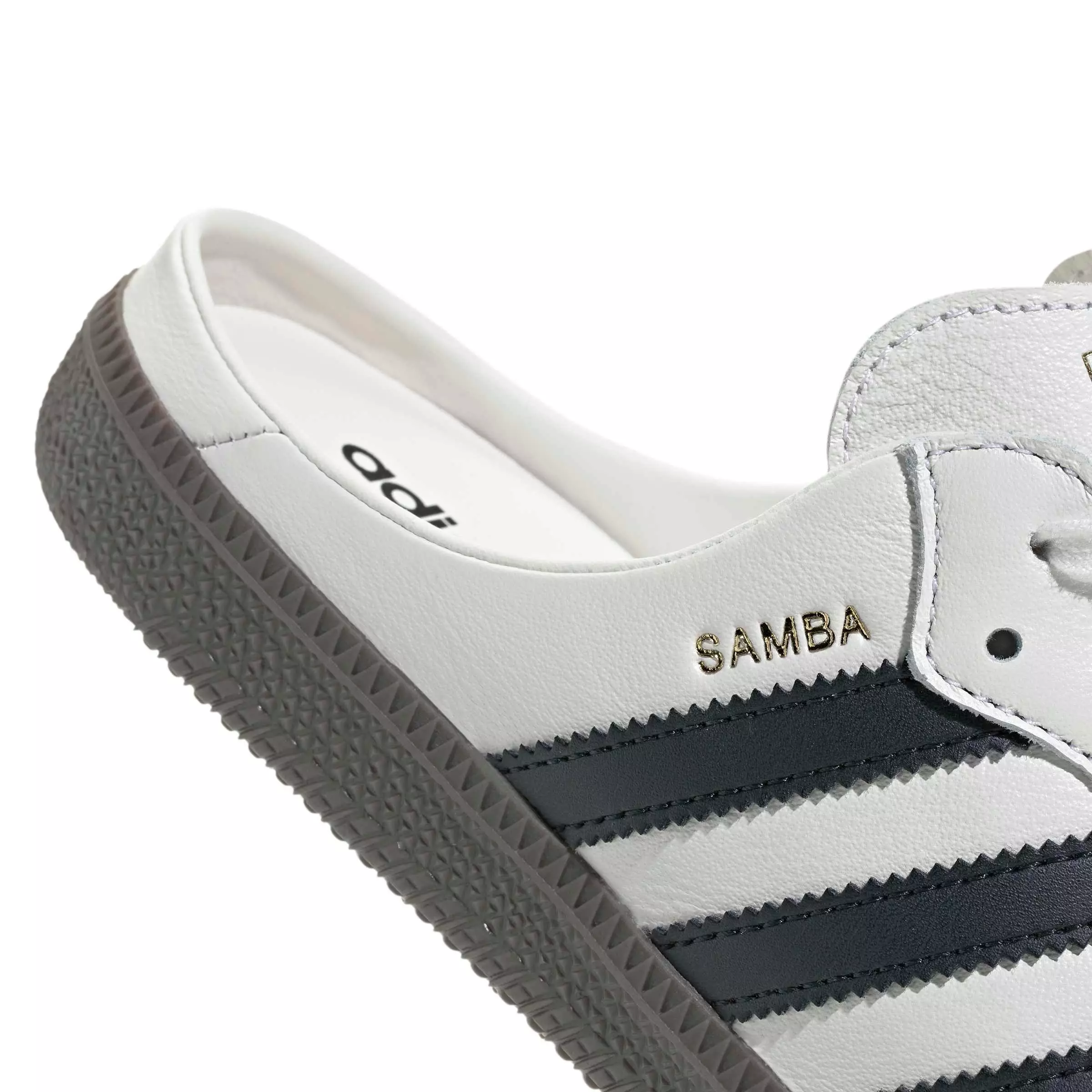 adidas Originals Samba OG "Cloud White/Core Black" Women's Mule - WHITE/BLACK