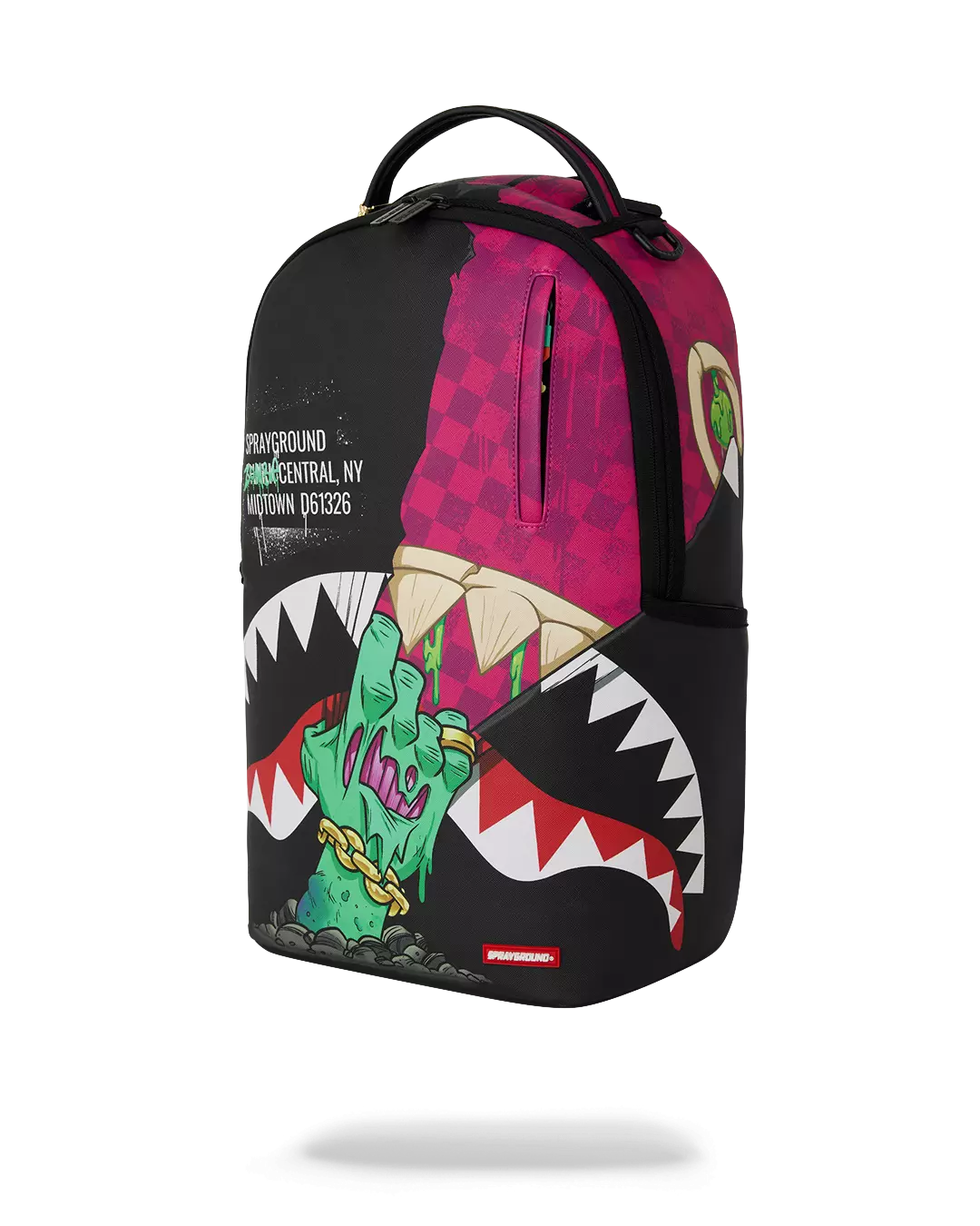 Sprayground Zombie Hand Grab Backpack - Black - BLACK