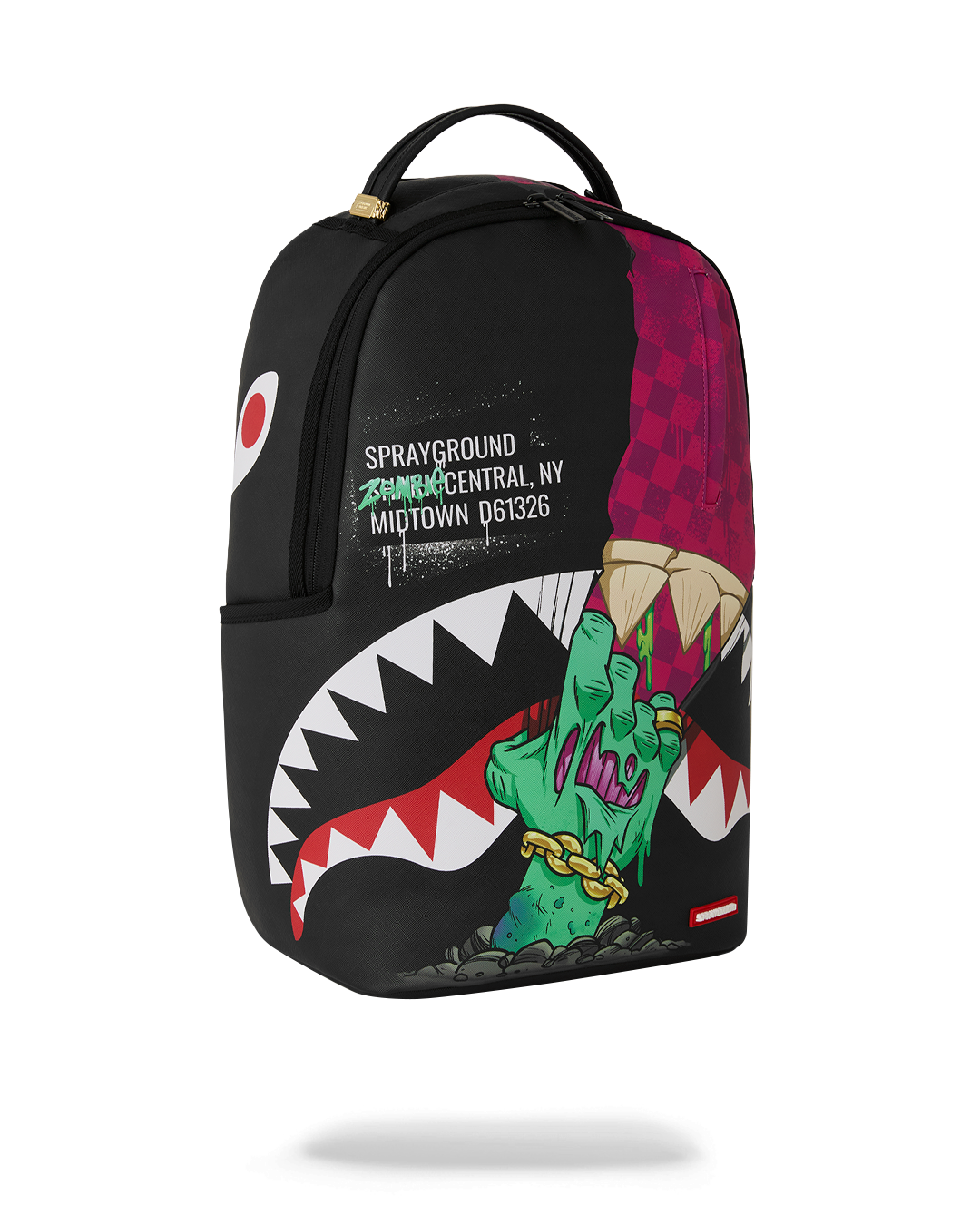 Sprayground Zombie Hand Grab Backpack - Black - BLACK