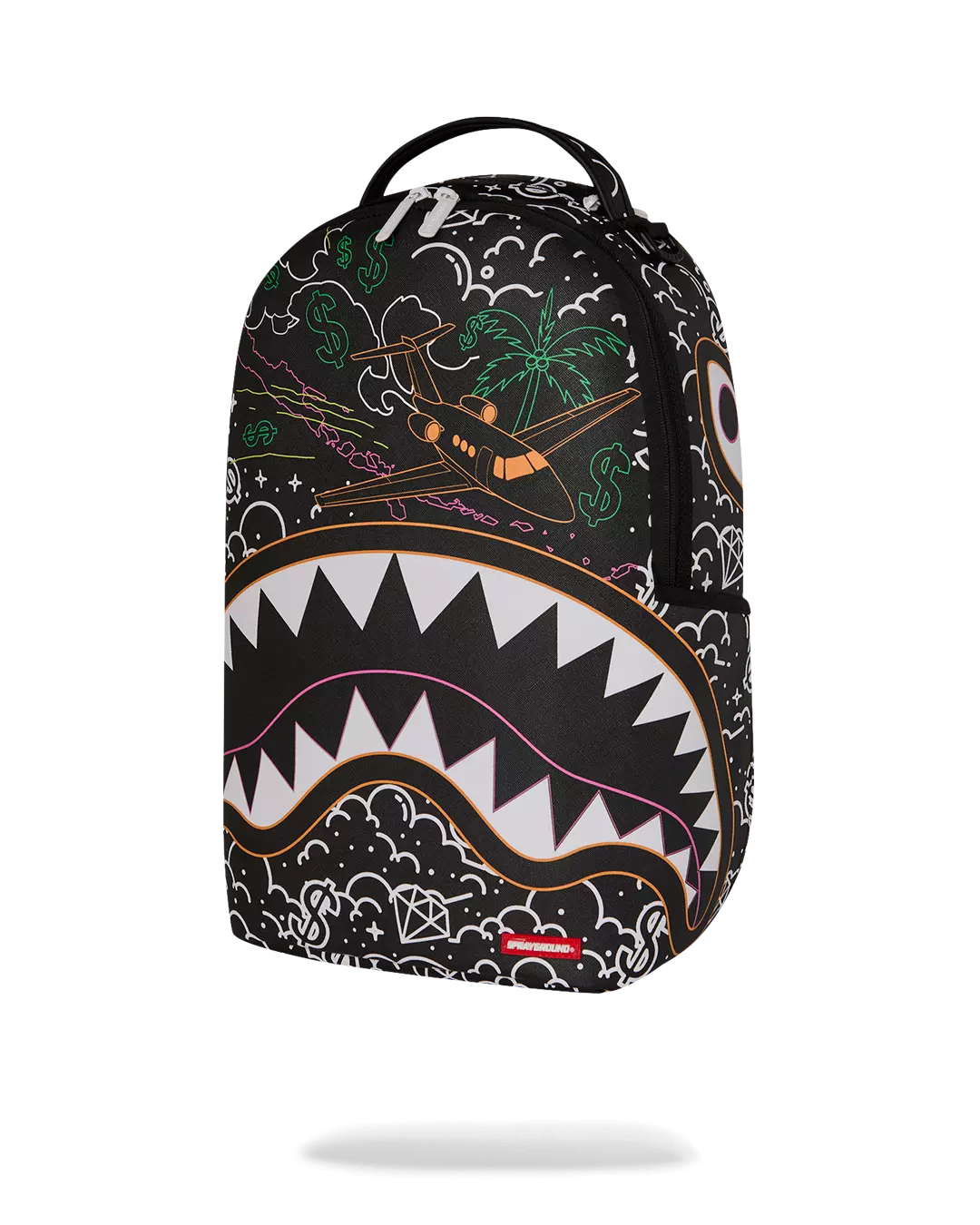 Sprayground Doodle Jet Backpack - Black - BLACK