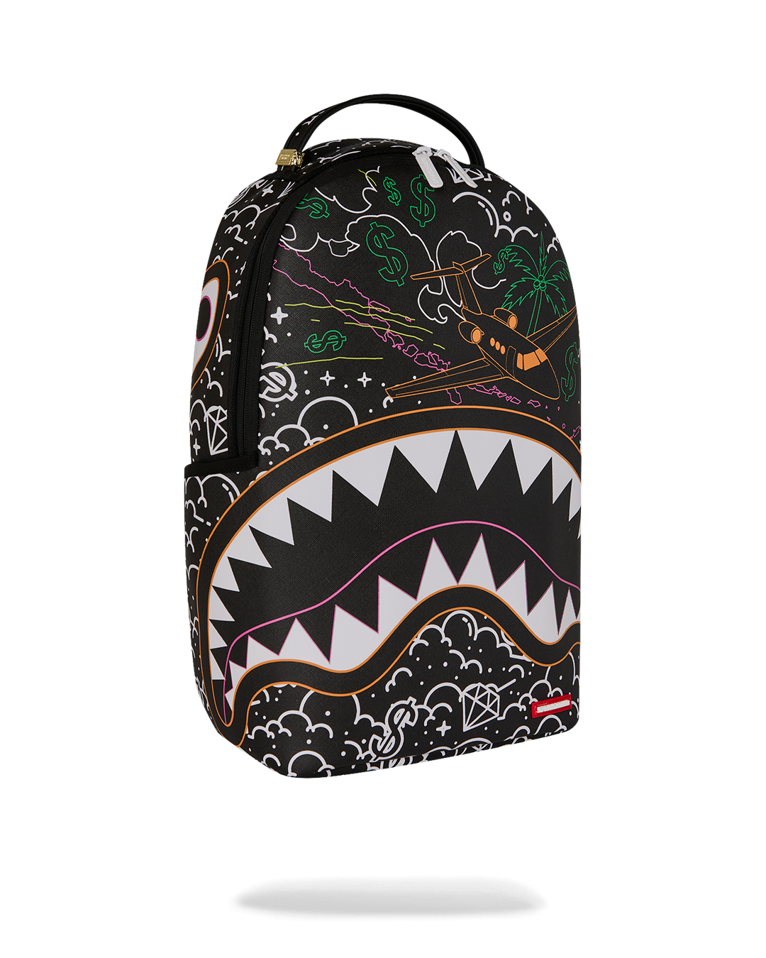 Sprayground Doodle Jet Backpack - Black - BLACK