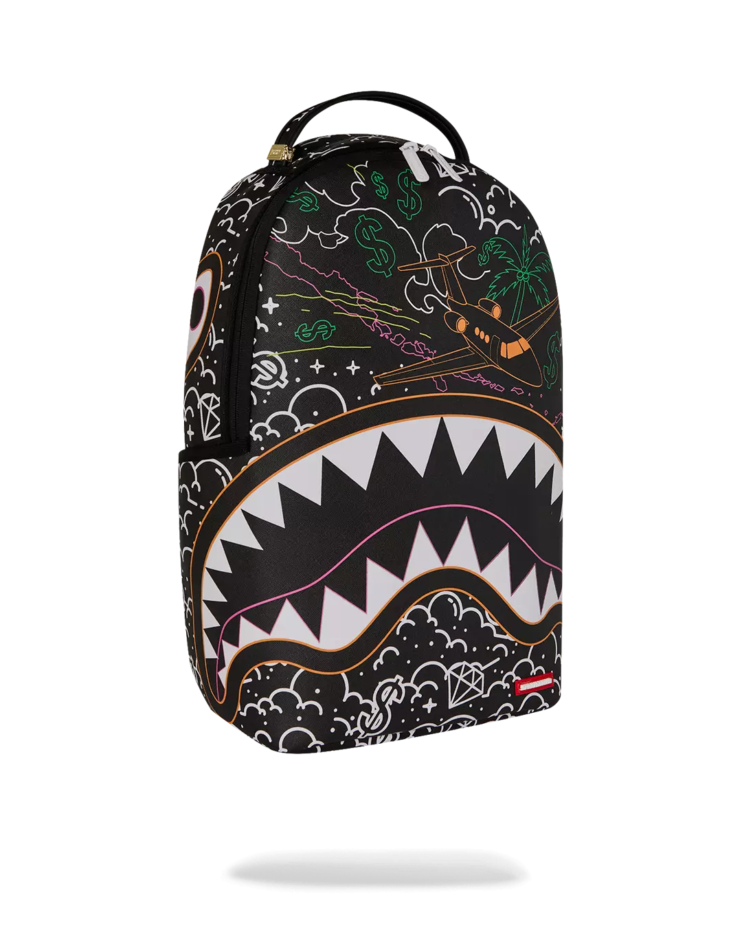 Sprayground Doodle Jet Backpack - Black - BLACK