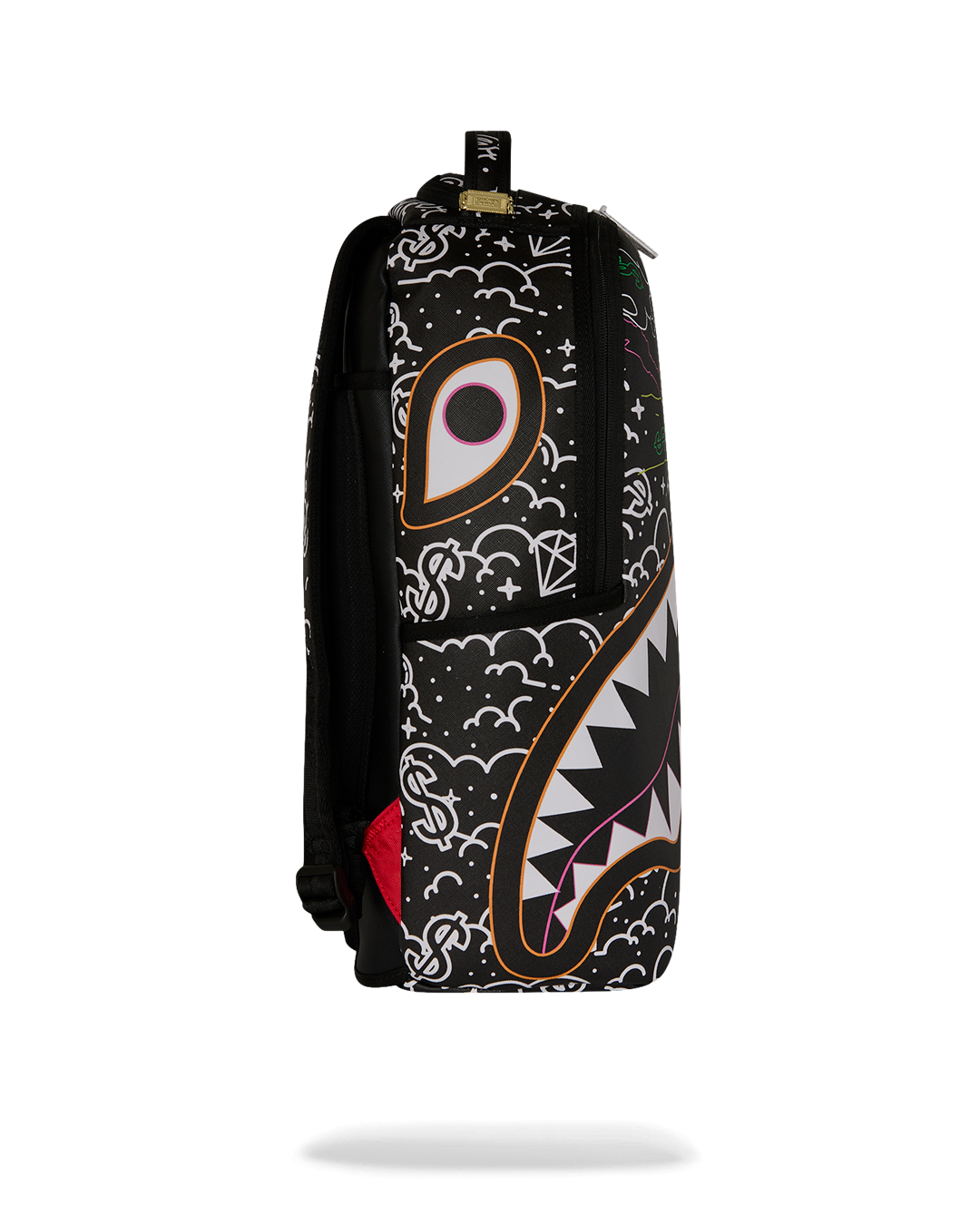 Sprayground Doodle Jet Backpack - Black - BLACK