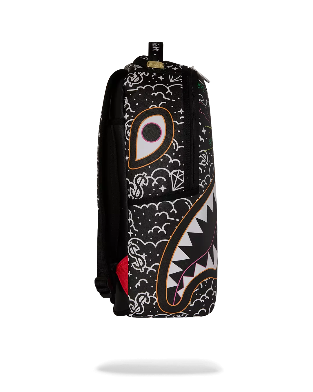 Sprayground Doodle Jet Backpack - Black - BLACK