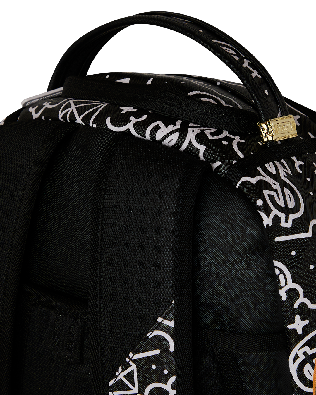 Sprayground Doodle Jet Backpack - Black - BLACK