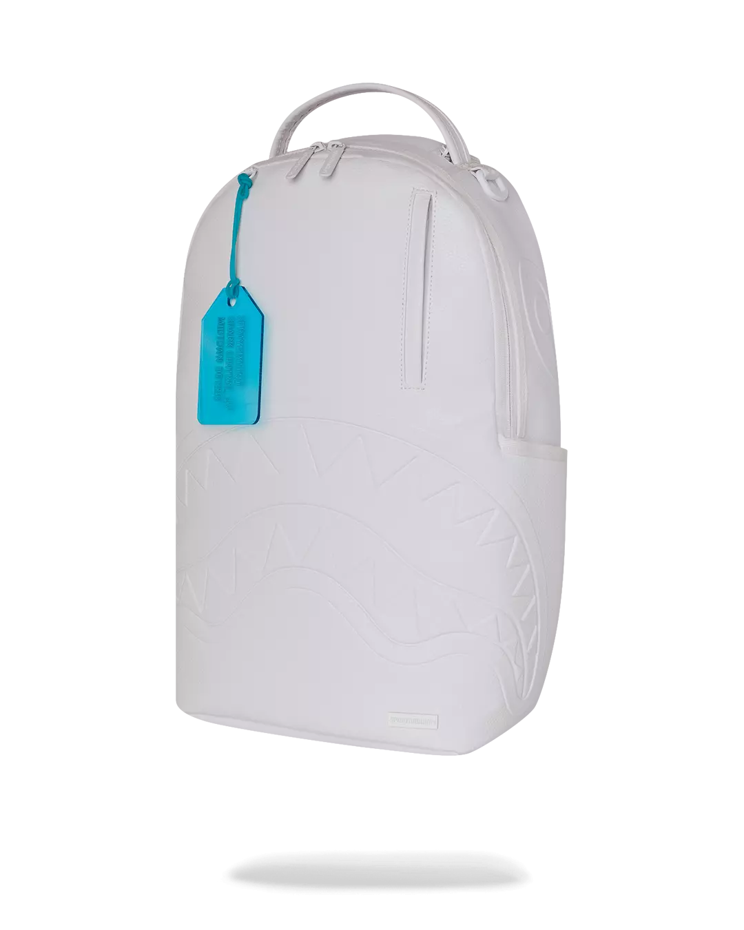 Sprayground Shark Central Tags Backpack - White - WHITE
