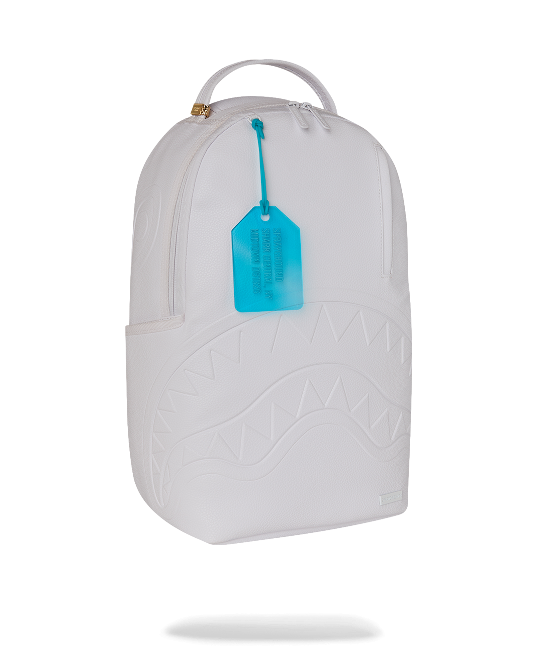 Sprayground Shark Central Tags Backpack - White - WHITE
