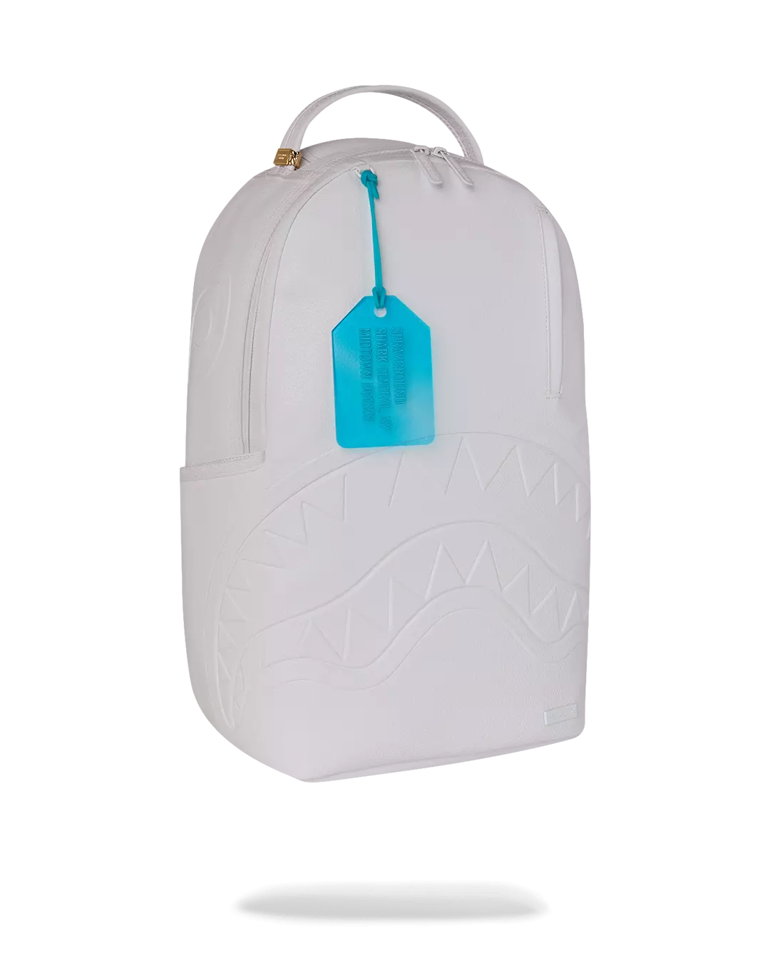 Sprayground Shark Central Tags Backpack - White - WHITE