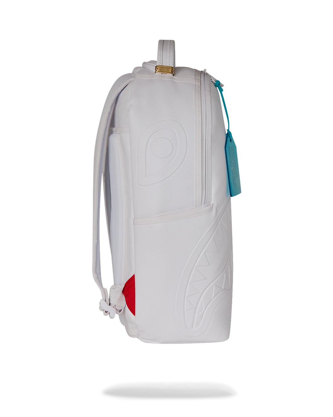 Sprayground Shark Central Tags Backpack - White - WHITE