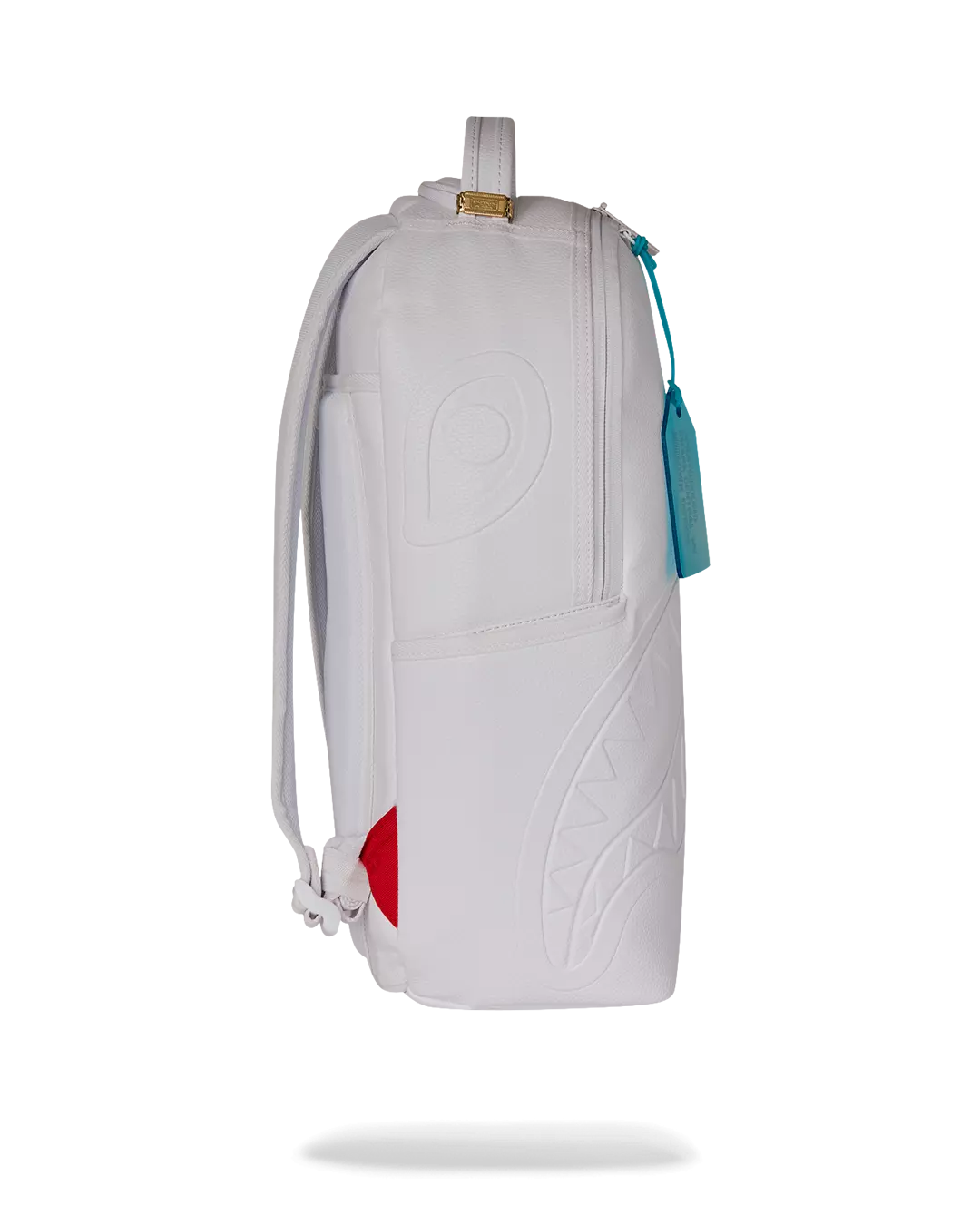 Sprayground Shark Central Tags Backpack - White - WHITE