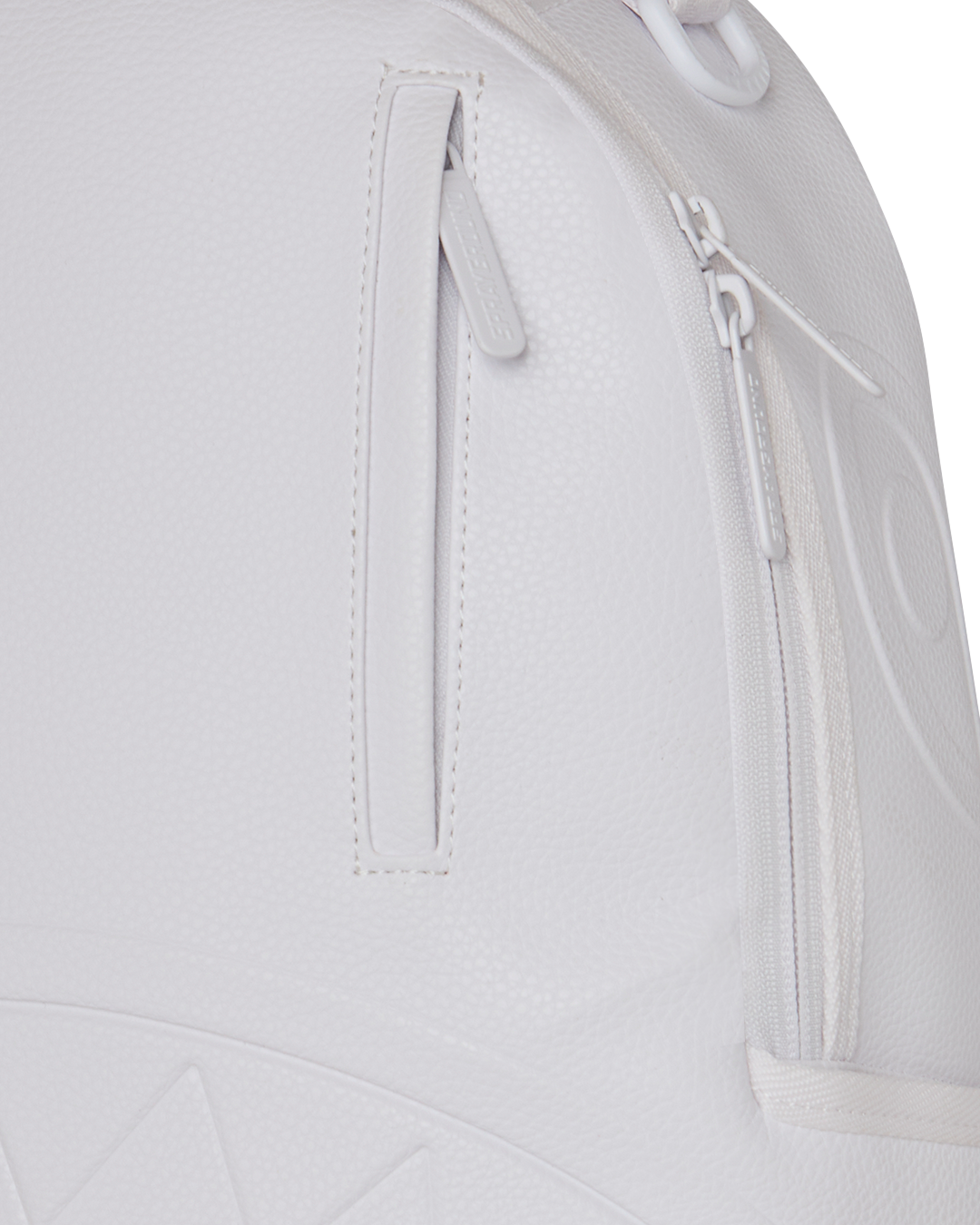 Sprayground Shark Central Tags Backpack - White - WHITE