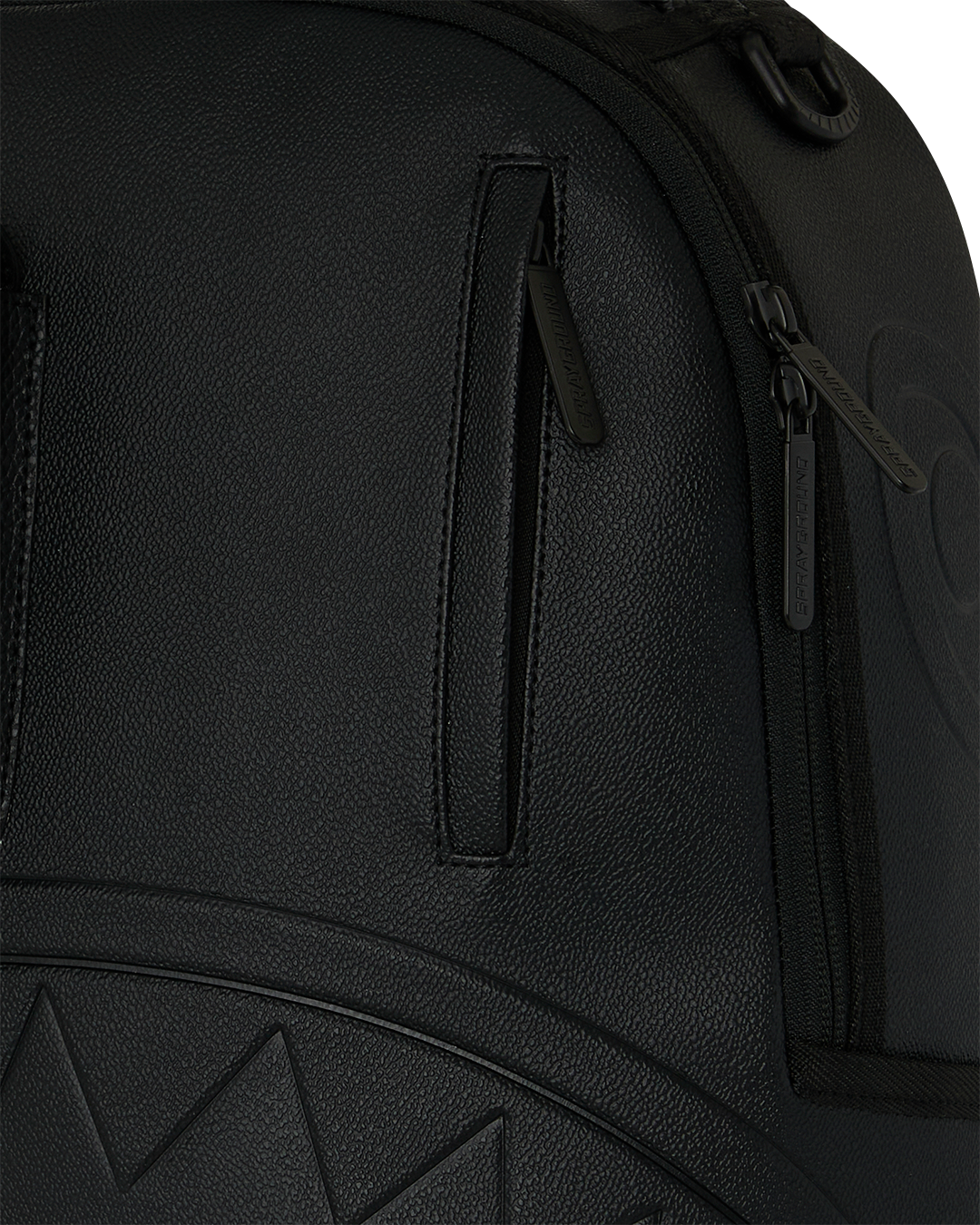 Sprayground Shark Central Fancy Backpack - Black  - BLACK