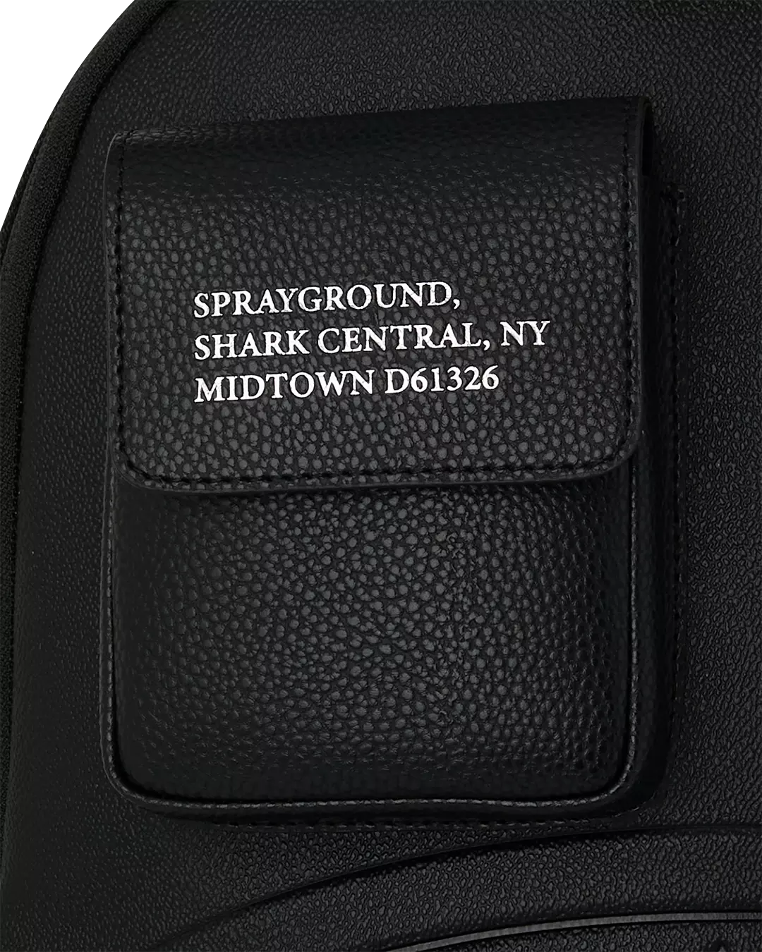 Sprayground Shark Central Fancy Backpack - Black  - BLACK