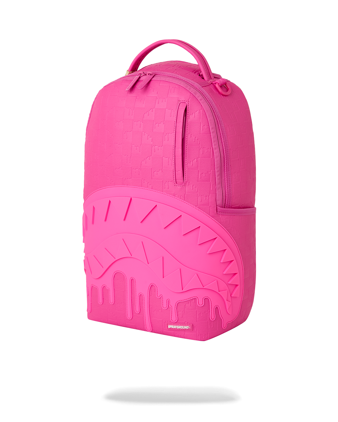Sprayground Emboss Drip Check Backpack - Pink - PINK