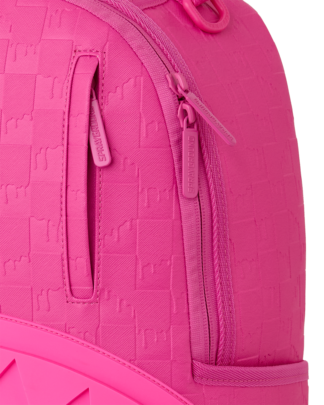 Sprayground Emboss Drip Check Backpack - Pink - PINK