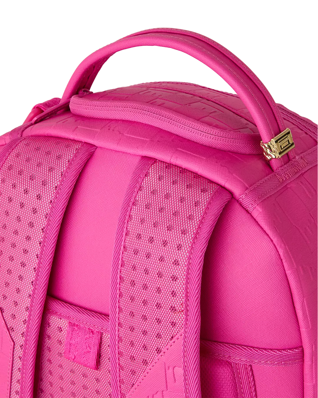 Sprayground Emboss Drip Check Backpack - Pink - PINK