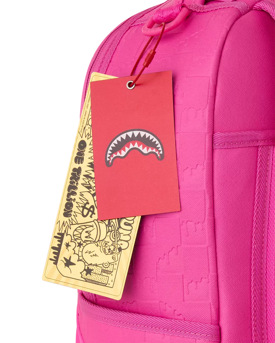 Sprayground Emboss Drip Check Backpack - Pink - PINK