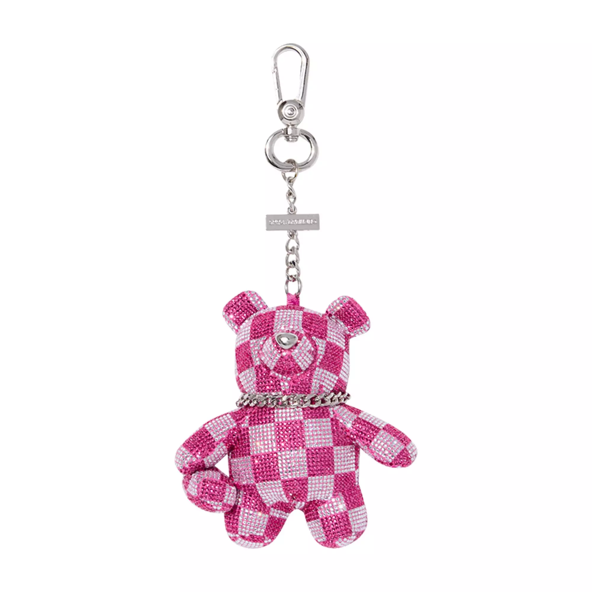 Sprayground Trinity Sip Bear Key Chain - Pink - PINK