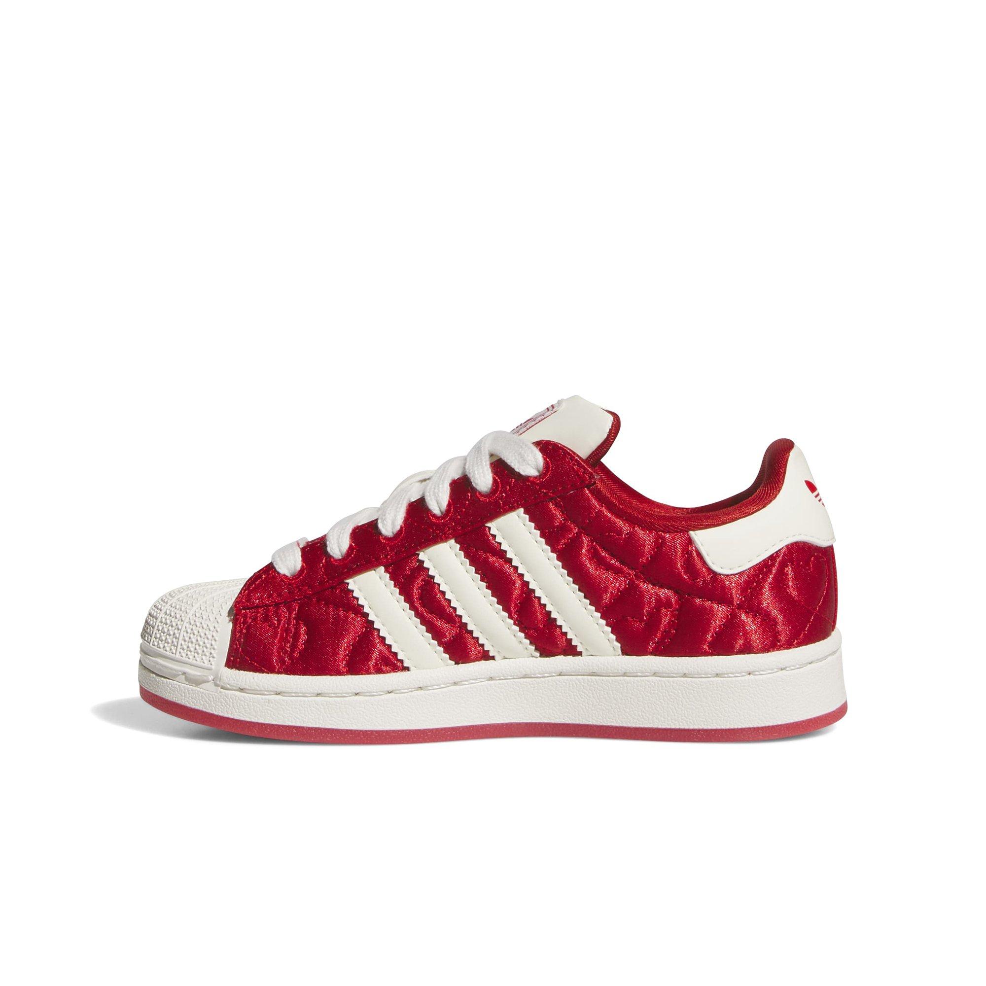 adidas Originals Superstar II "Better Scarlet/White/Core Black" Grade School Girls' Shoe - RED/WHITE