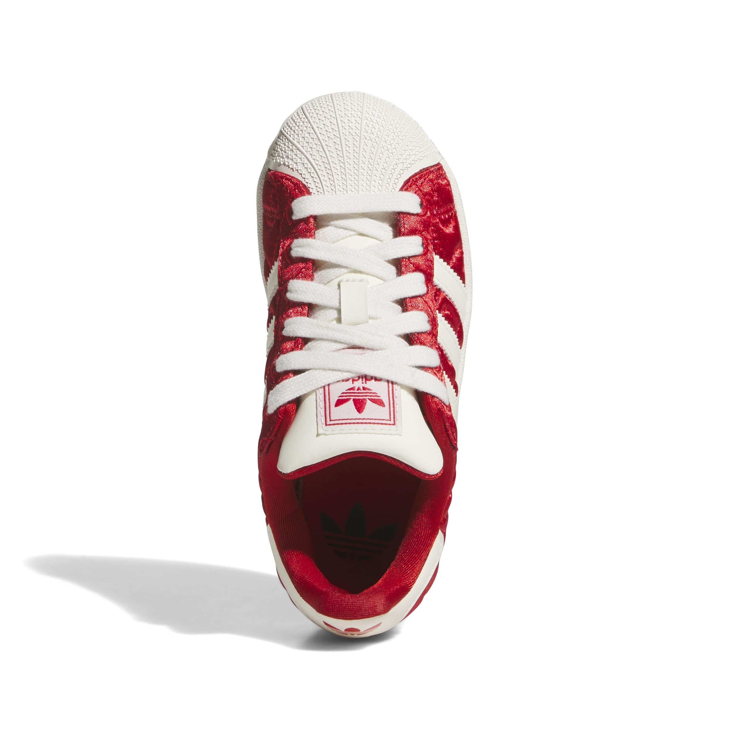 adidas Originals Superstar II "Better Scarlet/White/Core Black" Grade School Girls' Shoe - RED/WHITE