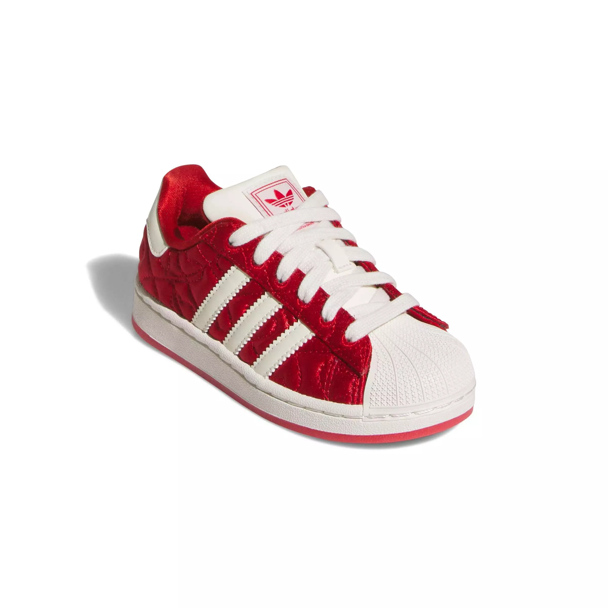 adidas Originals Superstar II "Better Scarlet/White/Core Black" Grade School Girls' Shoe - RED/WHITE