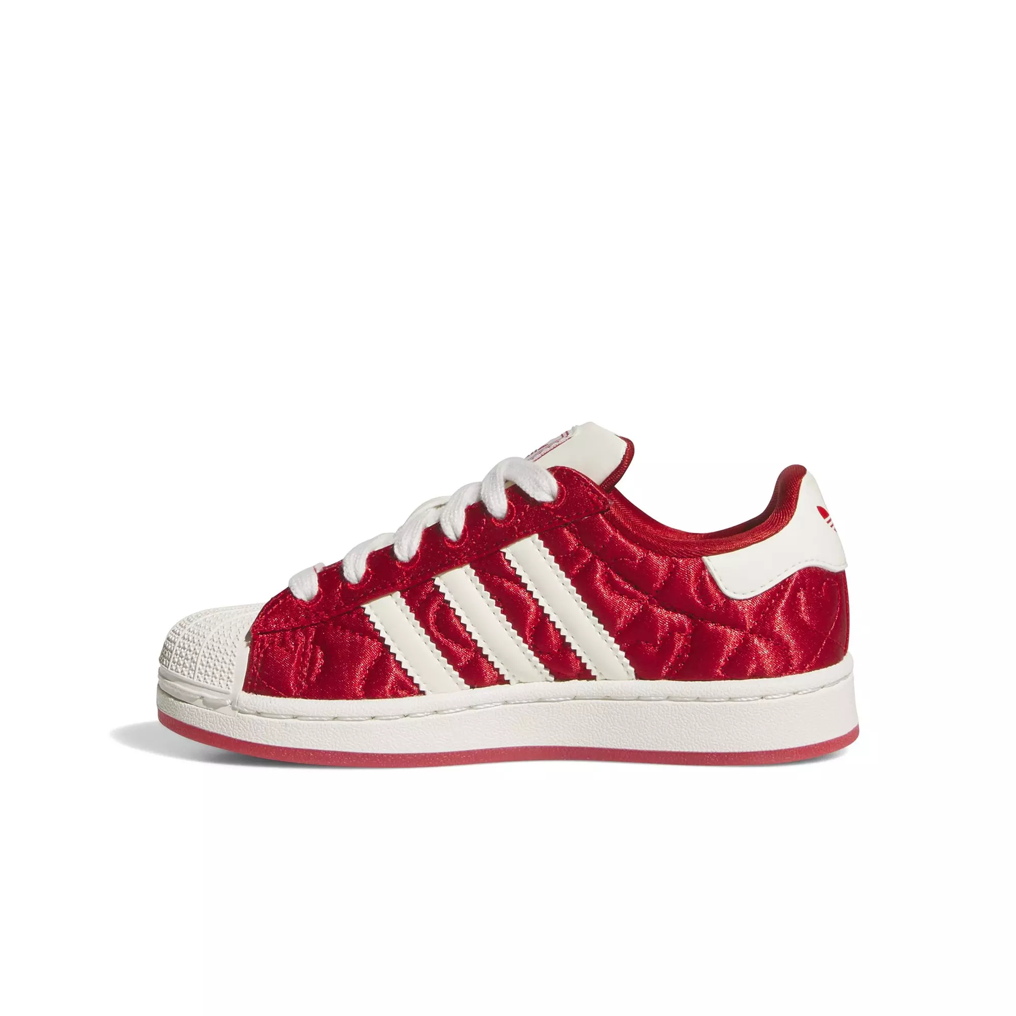 adidas Originals Superstar II "Better Scarlet/White/Core Black" Preschool Girls' Shoe - RED/WHITE