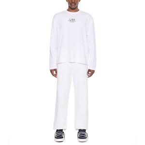 L/AB c/o Off-White Men's Diagonal Joggers - WHITE