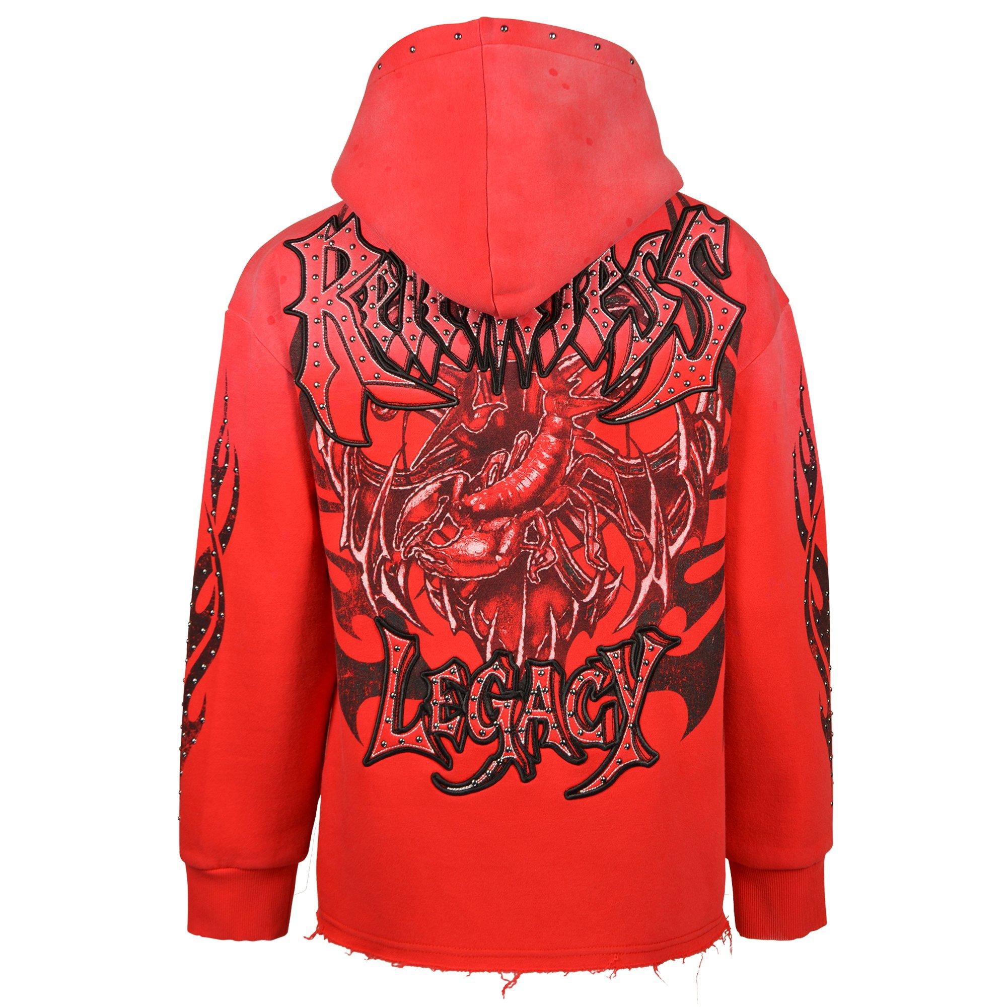 HO26 RELENTLESS 2FER HOODIE - RED