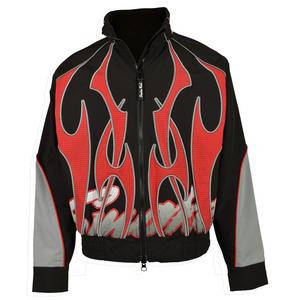 HO26 GEAR SHIFT WINDBREAKER JKT - BLACK/RED
