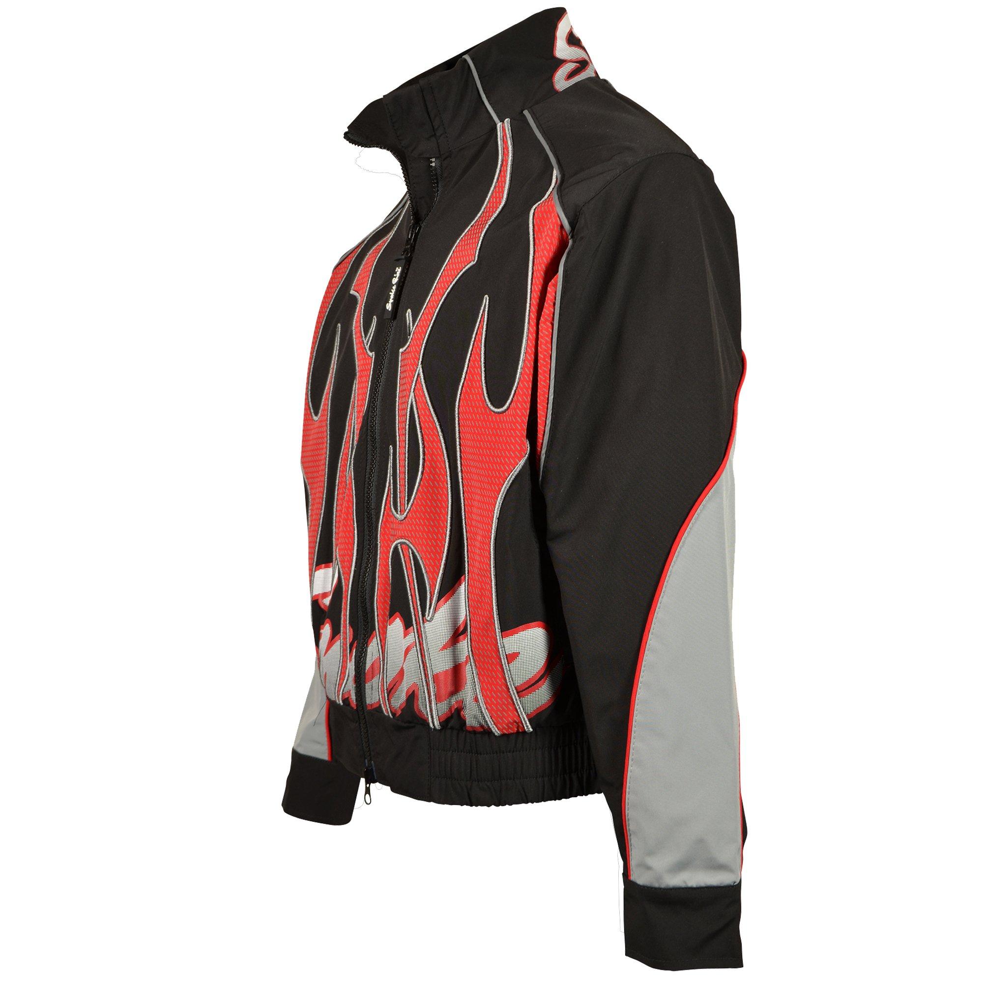 HO26 GEAR SHIFT WINDBREAKER JKT - BLACK/RED