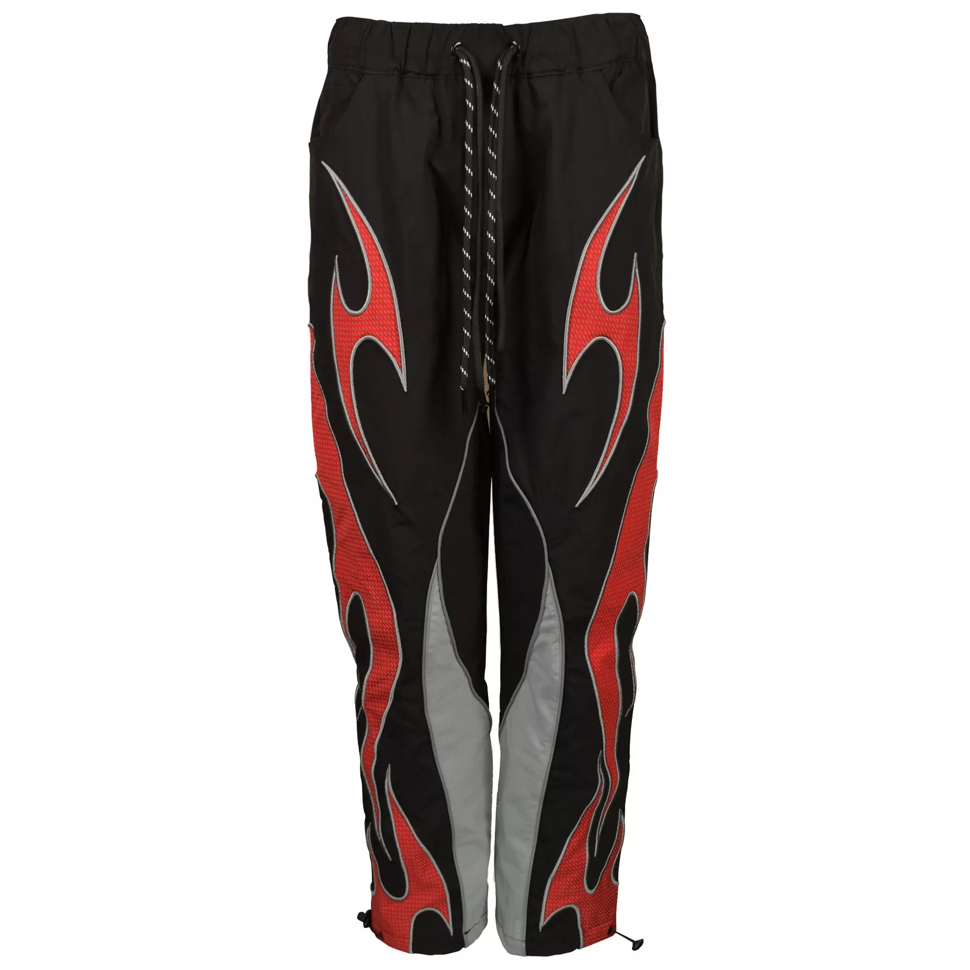 HO26 GEAR SHIFT WINDBREAKER PANT - BLACK/RED