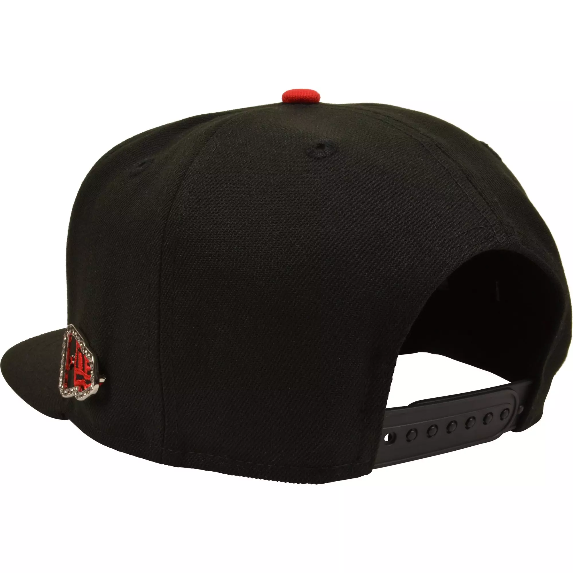 New Era New York Yankees 9FIFTY Charm Snapback Hat - Black/Red - BLACK/RED