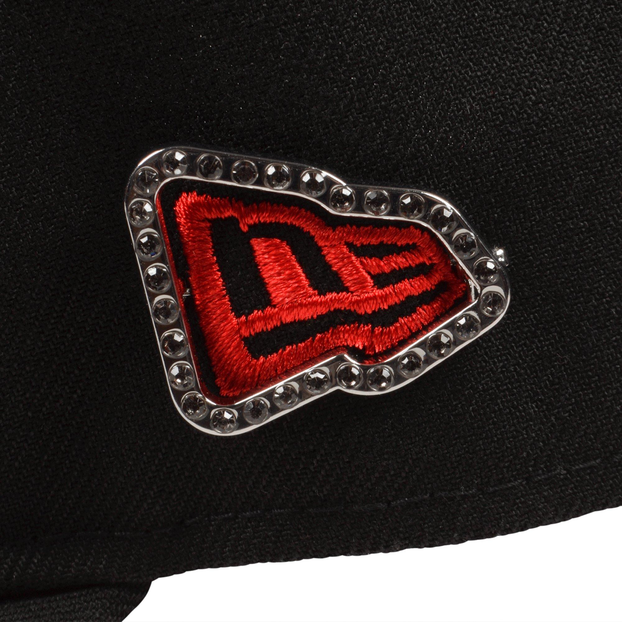 New Era New York Yankees 9FIFTY Charm Snapback Hat - Black/Red - BLACK/RED