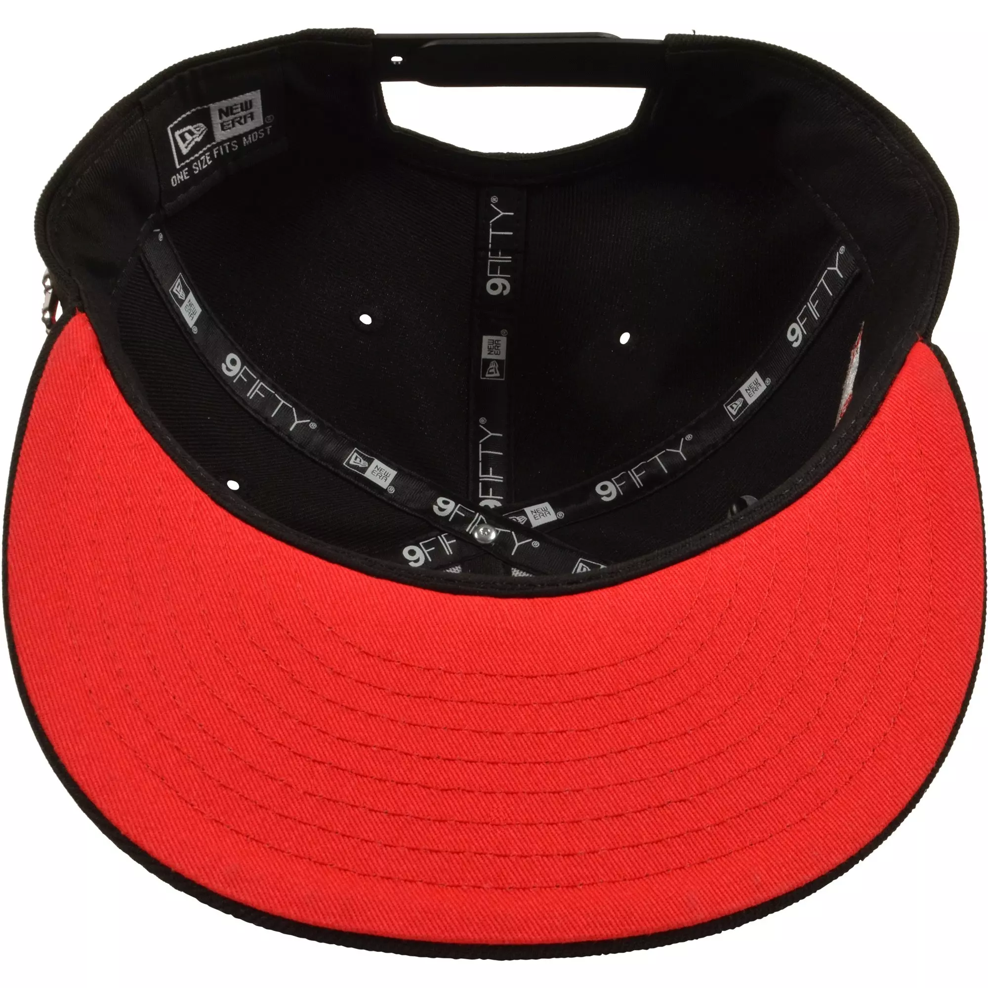 New Era New York Yankees 9FIFTY Charm Snapback Hat - Black/Red - BLACK/RED