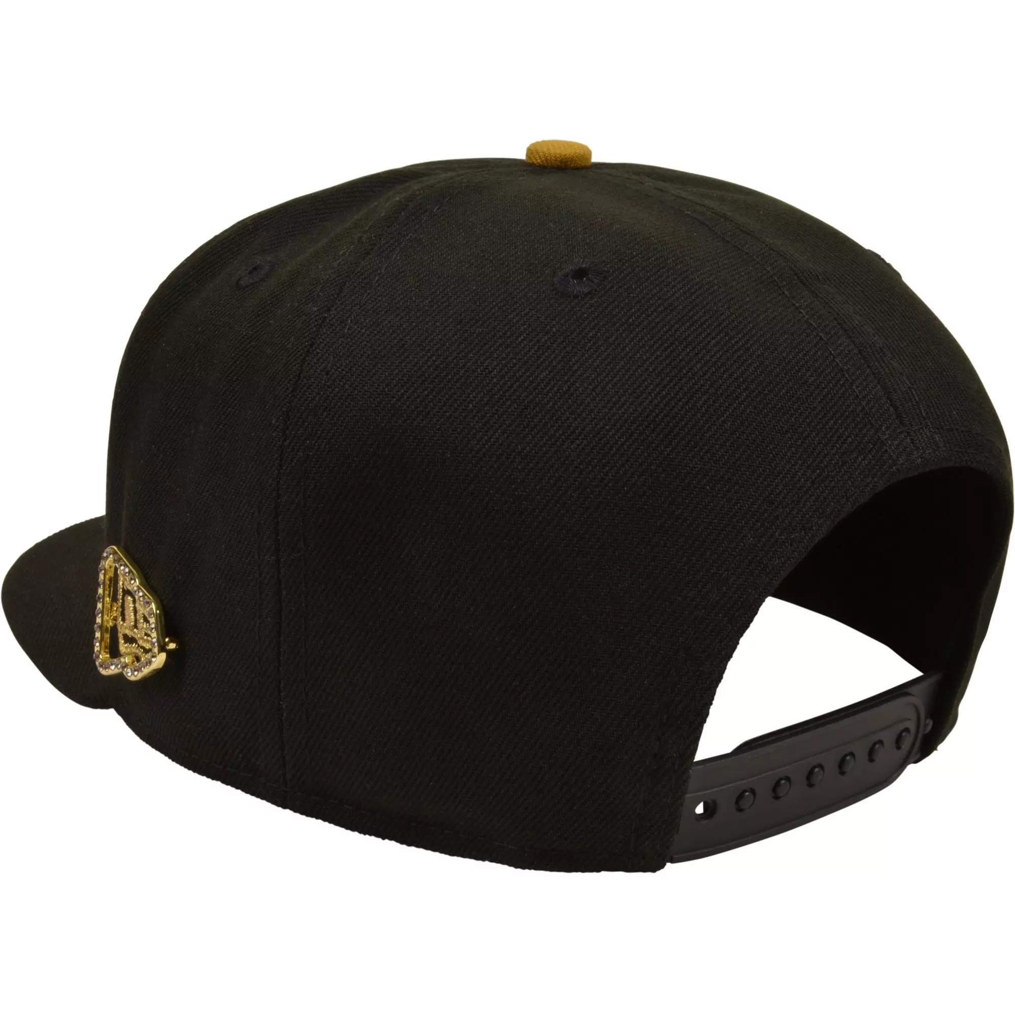 New Era Los Angeles Dodgers 9FIFTY Charm Snapback Hat - Black/Gold - BLACK/GOLD
