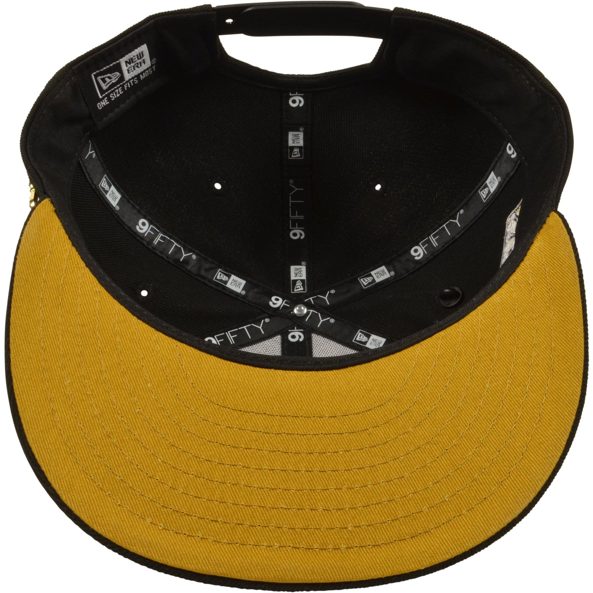 New Era Los Angeles Dodgers 9FIFTY Charm Snapback Hat - Black/Gold - BLACK/GOLD