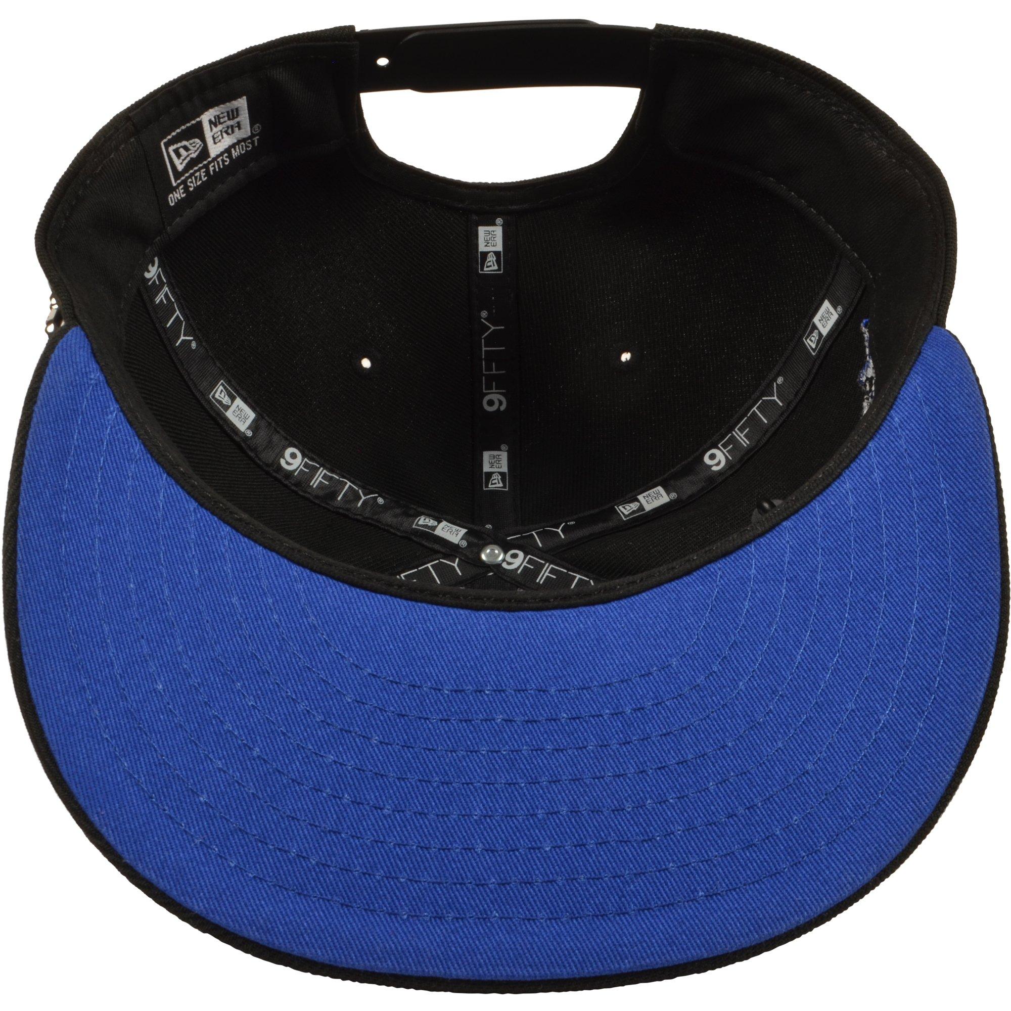 New Era Atlanta Braves 9FIFTY Charm Snapback Hat - Black/Royal - BLACK/ROYAL