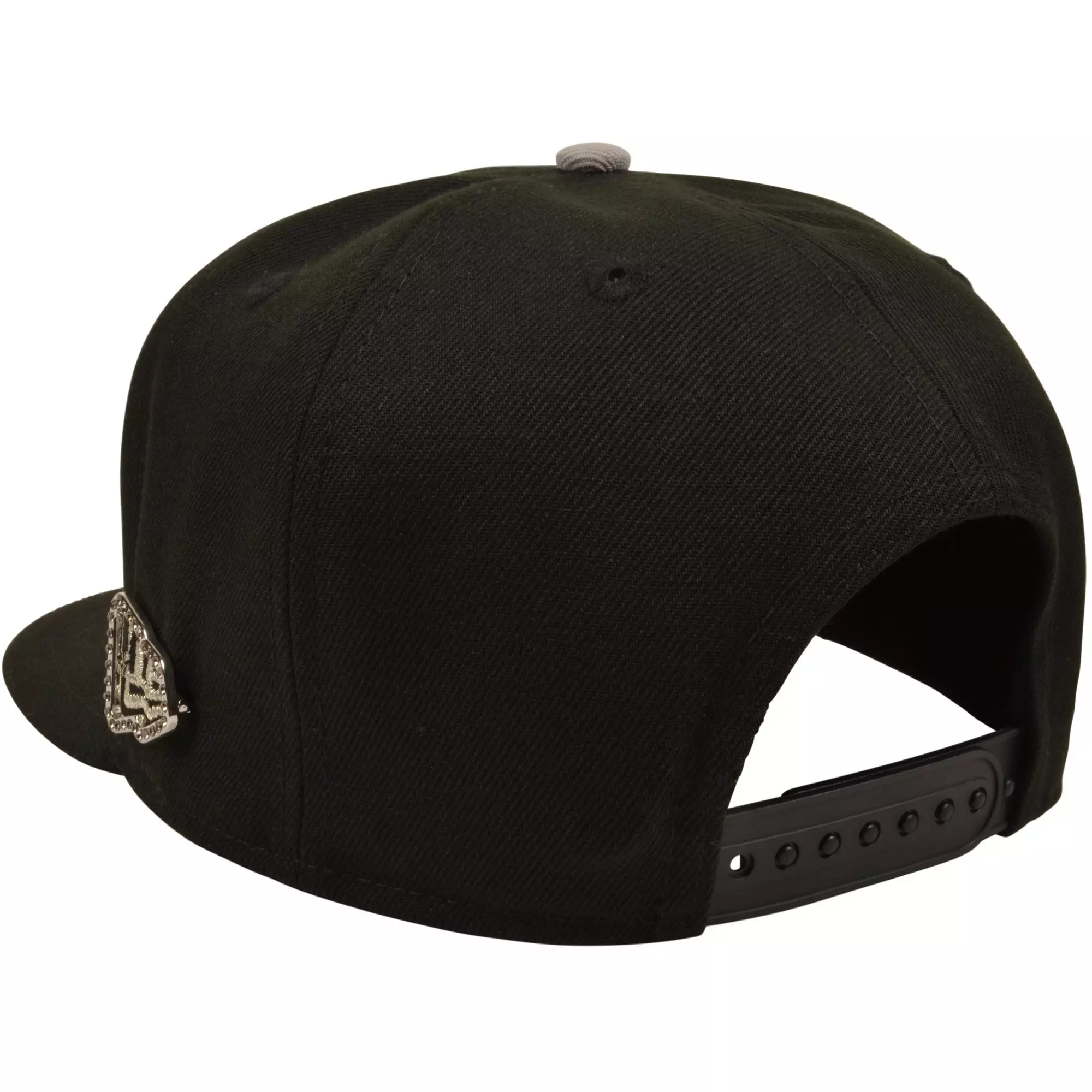 New Era Toronto Blue Jays 9FIFTY Charm Snapback Hat - Black/Silver - BLACK/SILVER