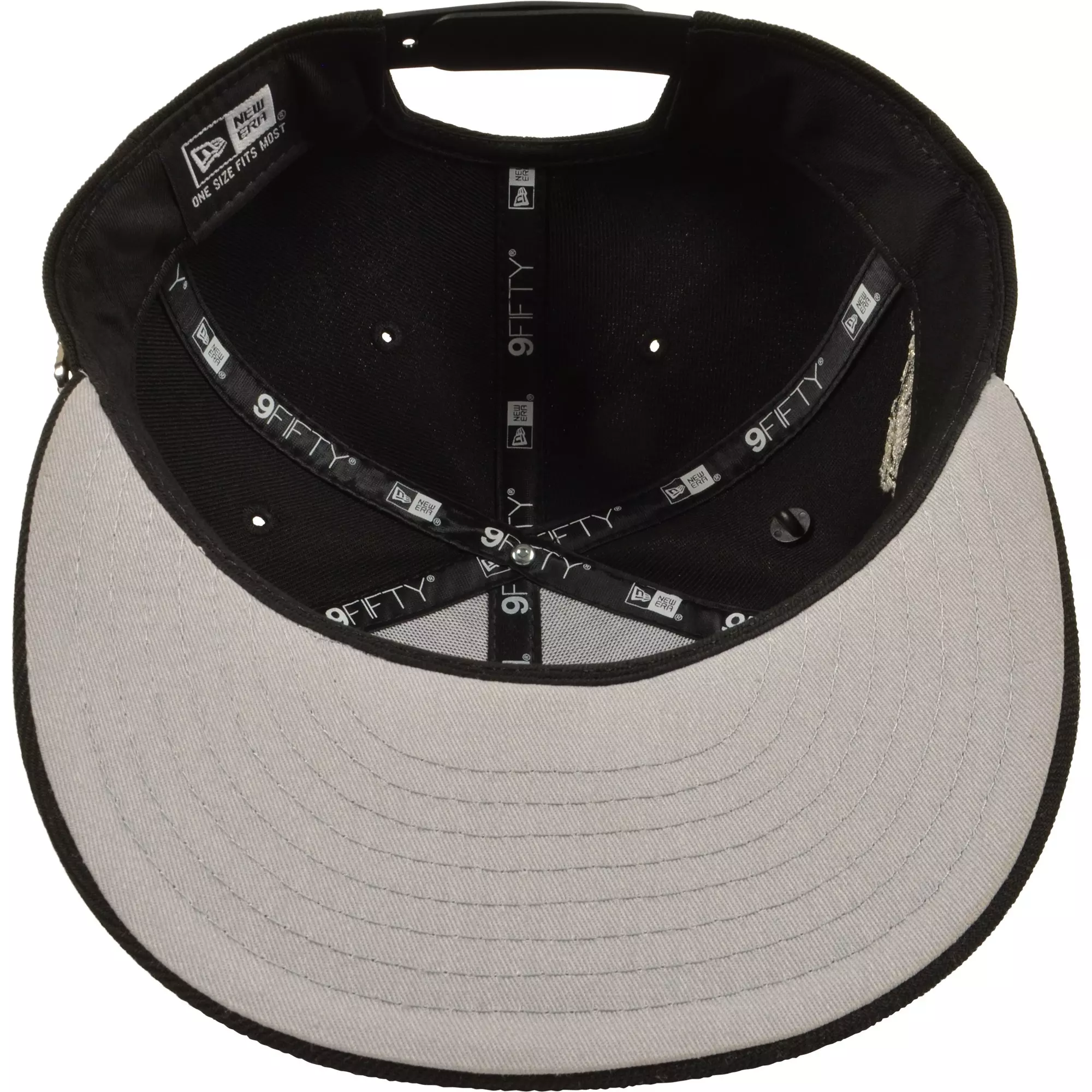 New Era Toronto Blue Jays 9FIFTY Charm Snapback Hat - Black/Silver - BLACK/SILVER